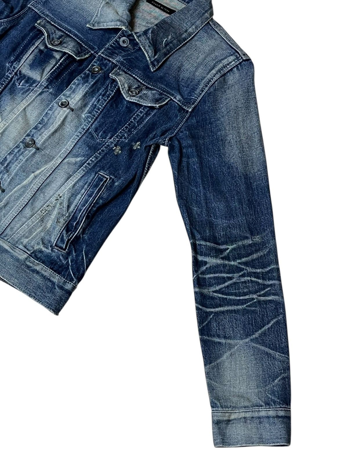 GOSTAR DE FUGA Archival japanese GOSTAR DE FUGA dirt trucker denim jacket Size US XS / EU 42 / 0 - 5 Thumbnail