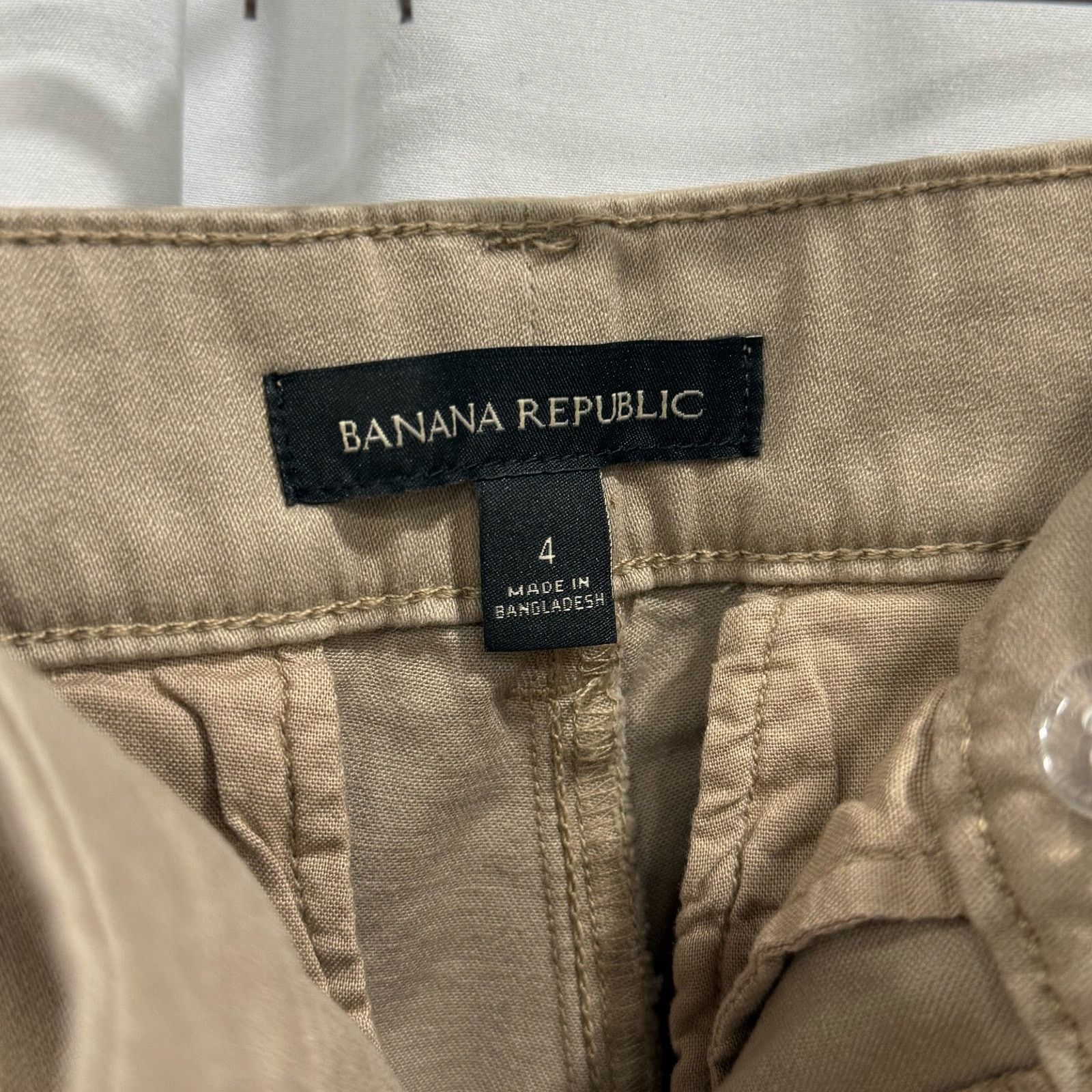 Banana Republic Banana Republic Mid-Rise Twill Pants | Sz 4 Size 27" / US 4 / IT 40 - 4 Thumbnail