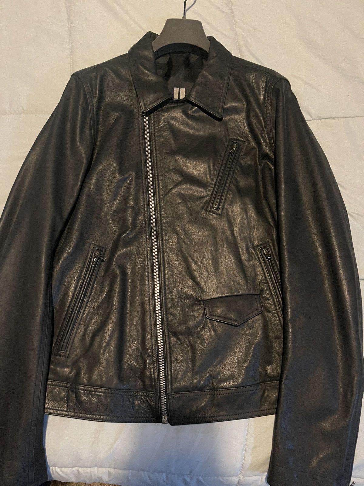 Rick Owens Rick Owens “Stooges Jacket” in black Size US L / EU 52-54 / 3 - 1 Thumbnail