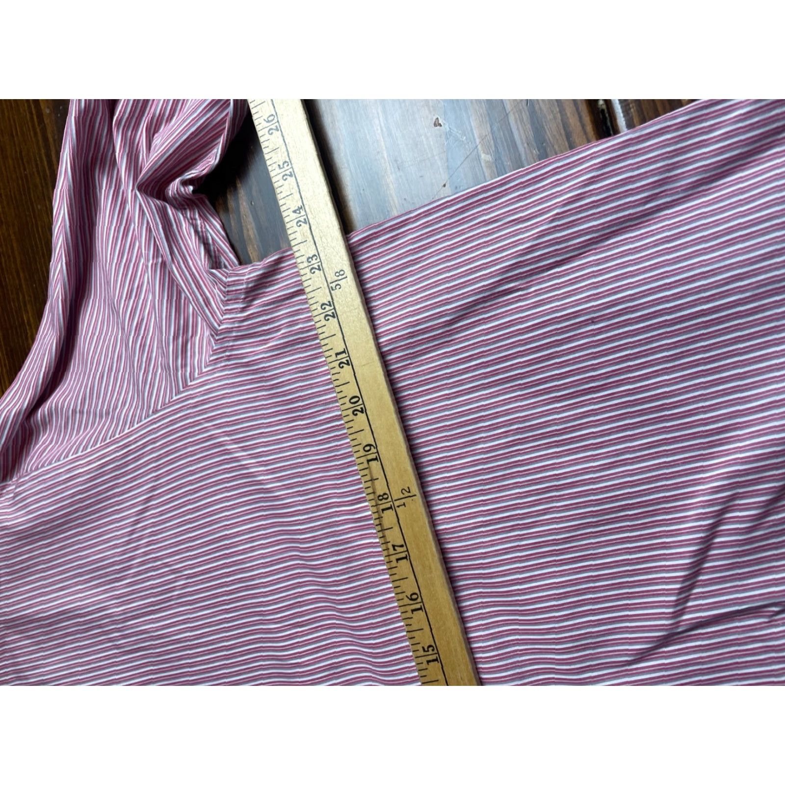 Perry Ellis Perry Ellis City Fit Shirt Men's XL Pink White Gray Button Up Long Sleeve Size US XL / EU 56 / 4 - 7 Thumbnail
