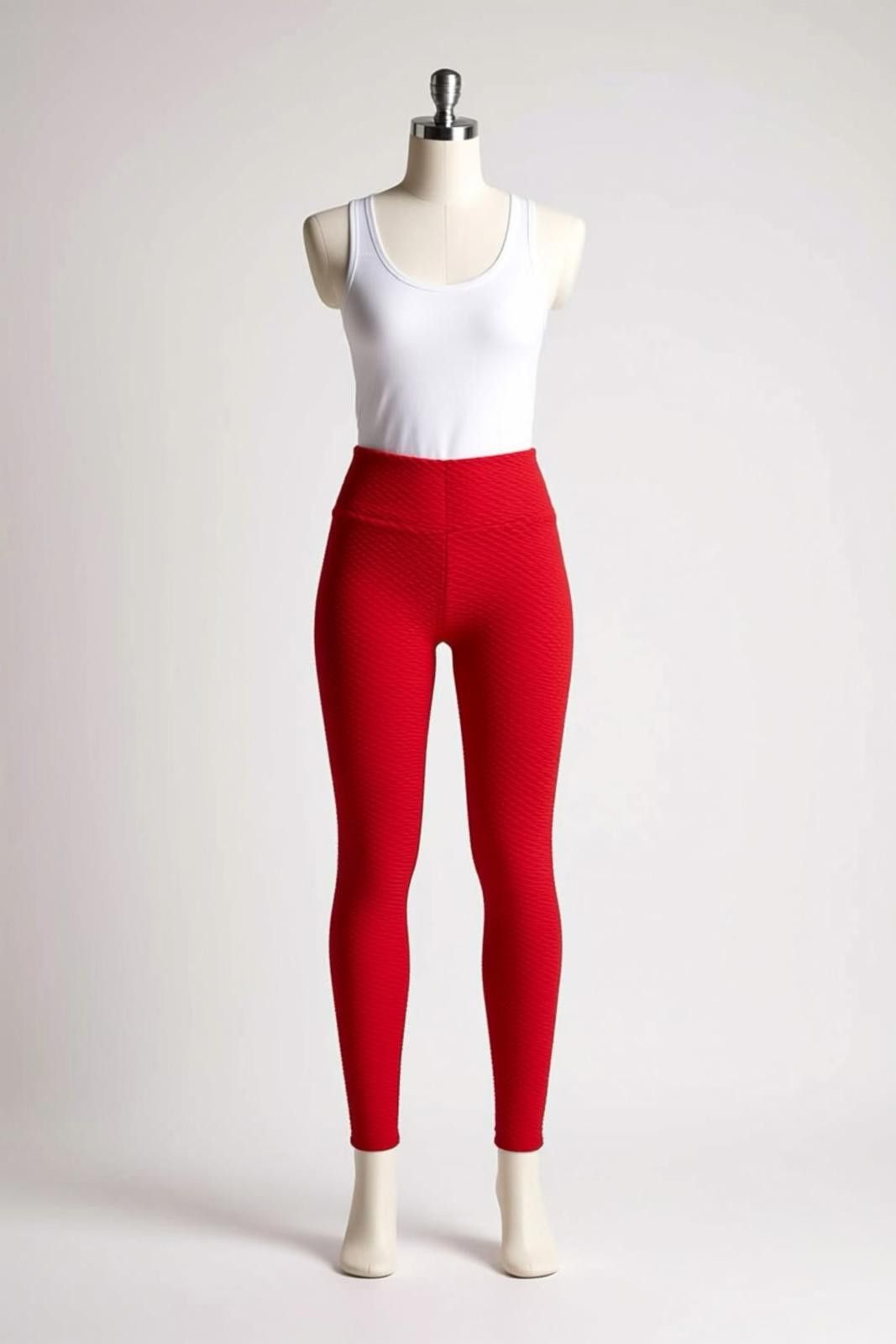 Other Booty By Brabants Croco Skin High-Waisted Leggings OS Red Size 30" / US 8 / IT 44 - 3 Thumbnail