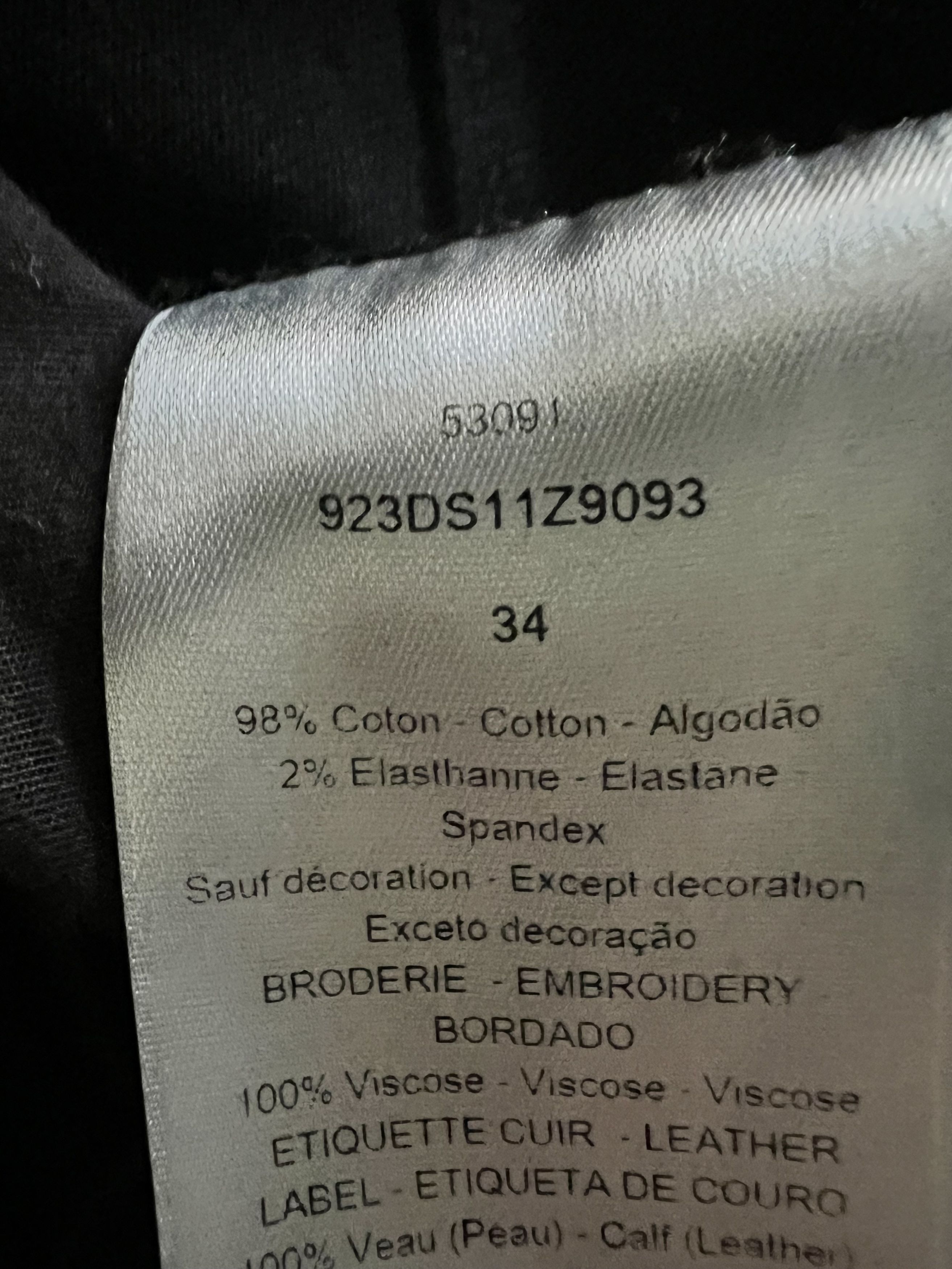 Dior × Kaws Kim Jones Dior X Kaws Bee Embroidered Denim Jeans Size US 34 / EU 50 - 22 Thumbnail