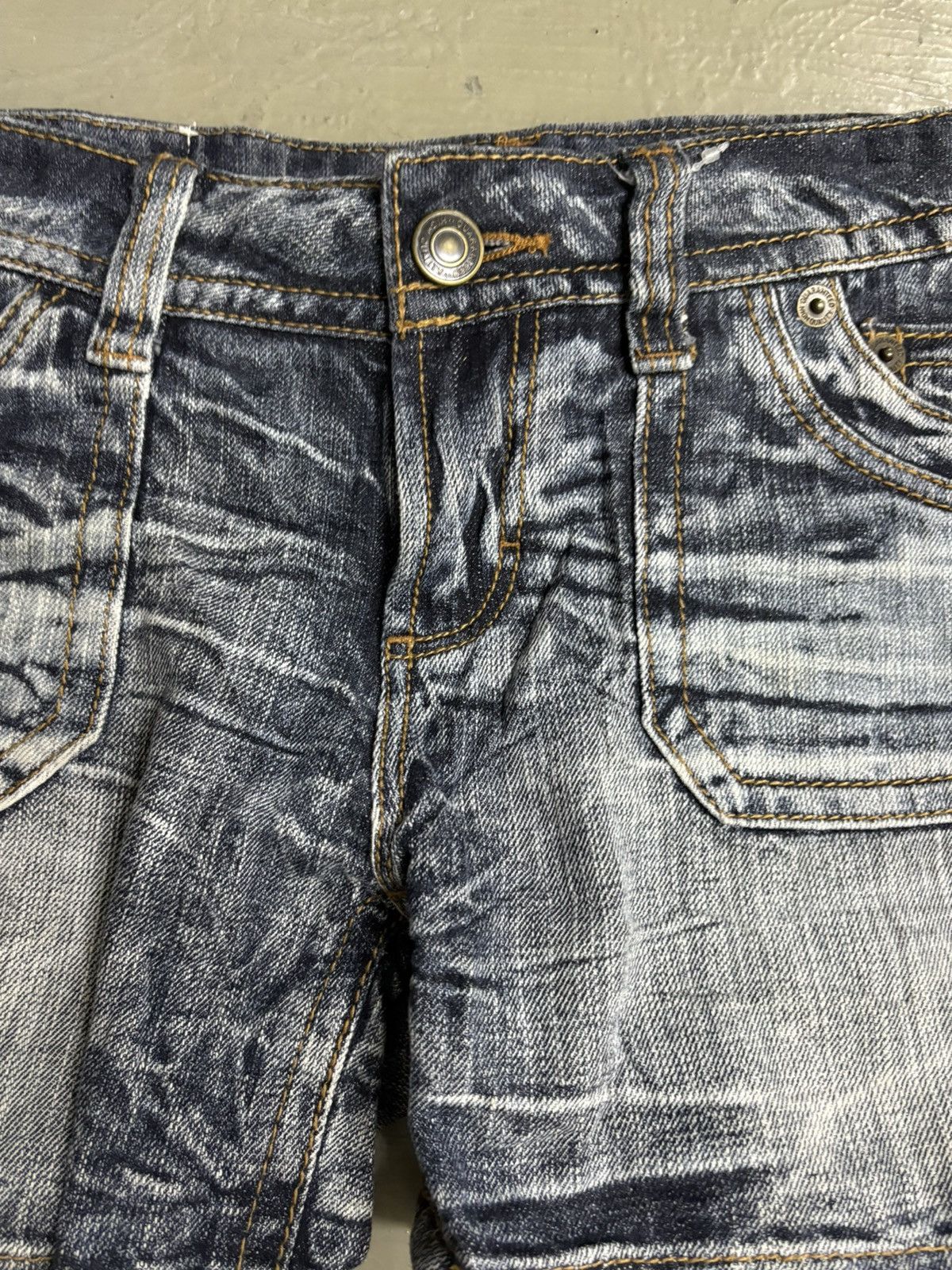 If Six Was Nine RNA H Naoto Acid Wash Japanese brand Denim shorts Size 30" / US 8 / IT 44 - 4 Thumbnail