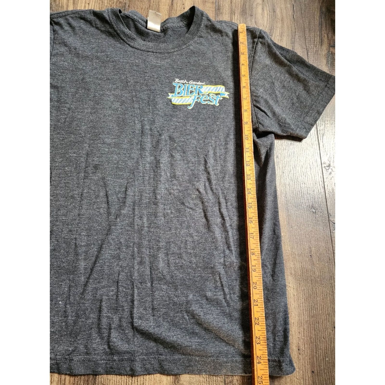 Doublet VINTAGE New Agenda T-Shirt Mens M Gray 90s Beer Classic Retro Busch Gardens Firkin Thirsty Double Sided Size US M / EU 48-50 / 2 - 4 Thumbnail