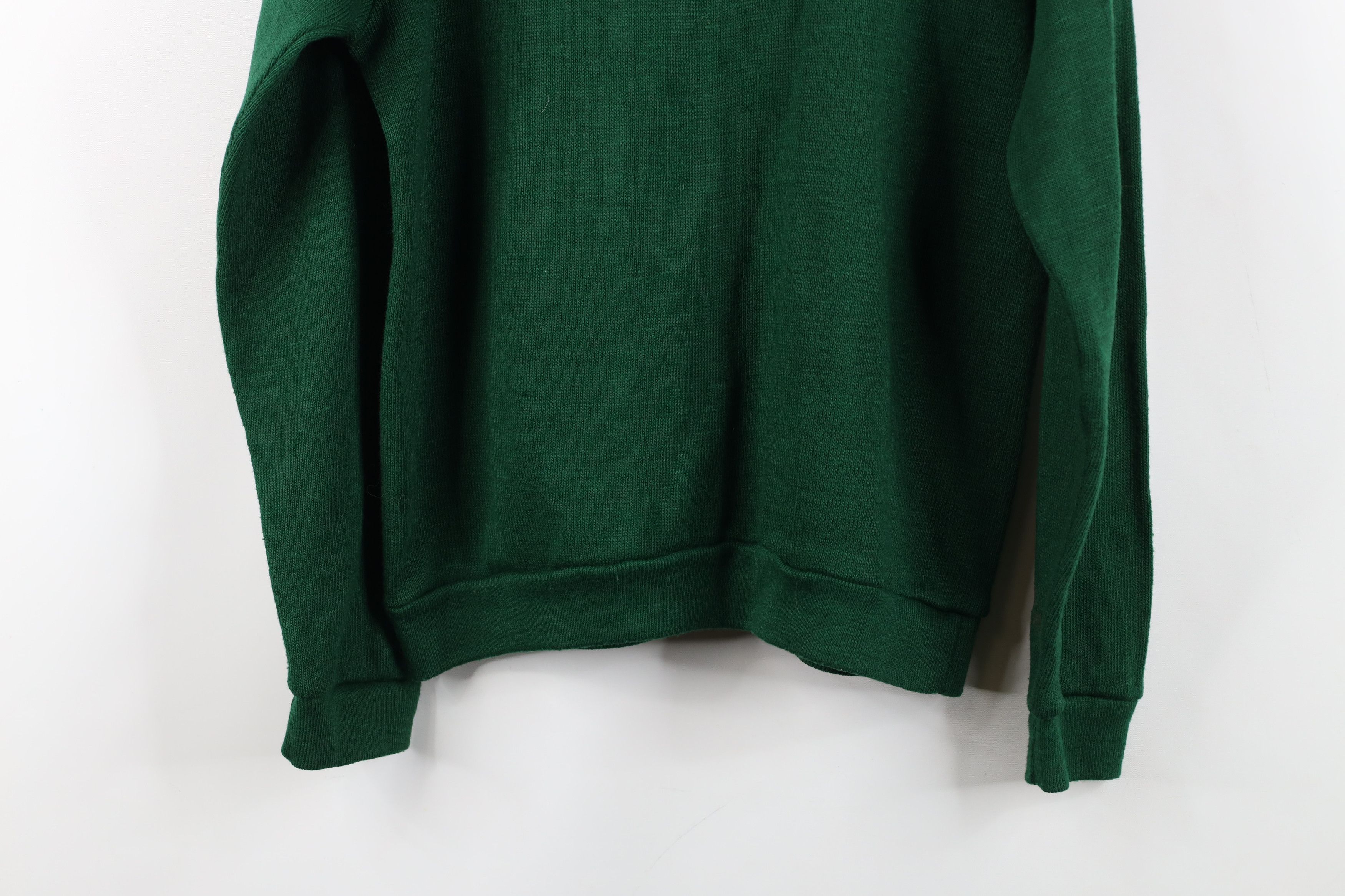 Vintage Vintage 70s Streetwear Mustang V-Neck Sweater Green USA Size M / US 6-8 / IT 42-44 - 12 Thumbnail
