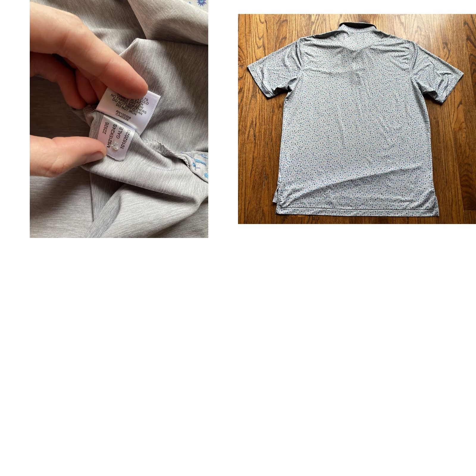 Peter Millar Peter Millar Summer Comfort Polo Mens XL Shoal Creek Western Cowboy AOP Golf Gray Shirt Mens XL Size US XL / EU 56 / 4 - 8 Thumbnail