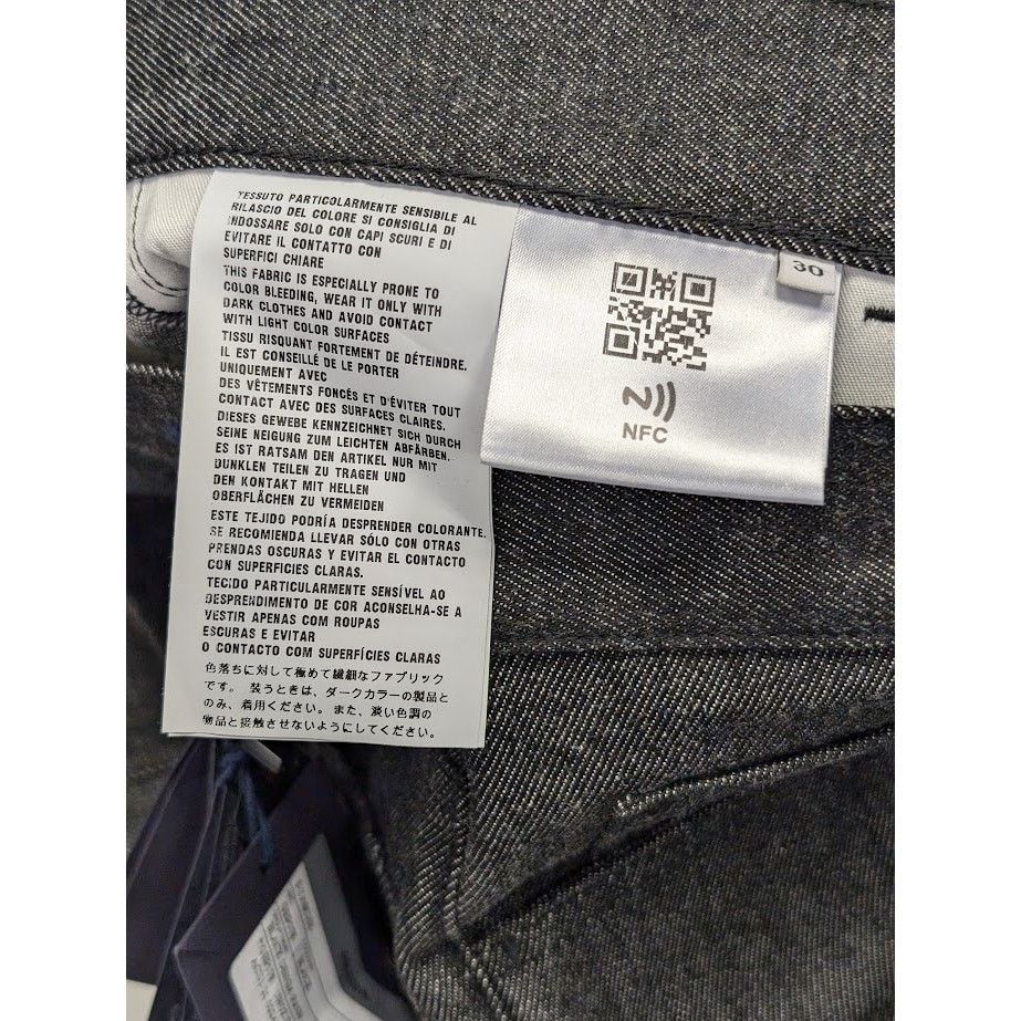 Prada o1rshd1 Denim Jeans in Black Size US 30 / EU 46 - 14 Thumbnail
