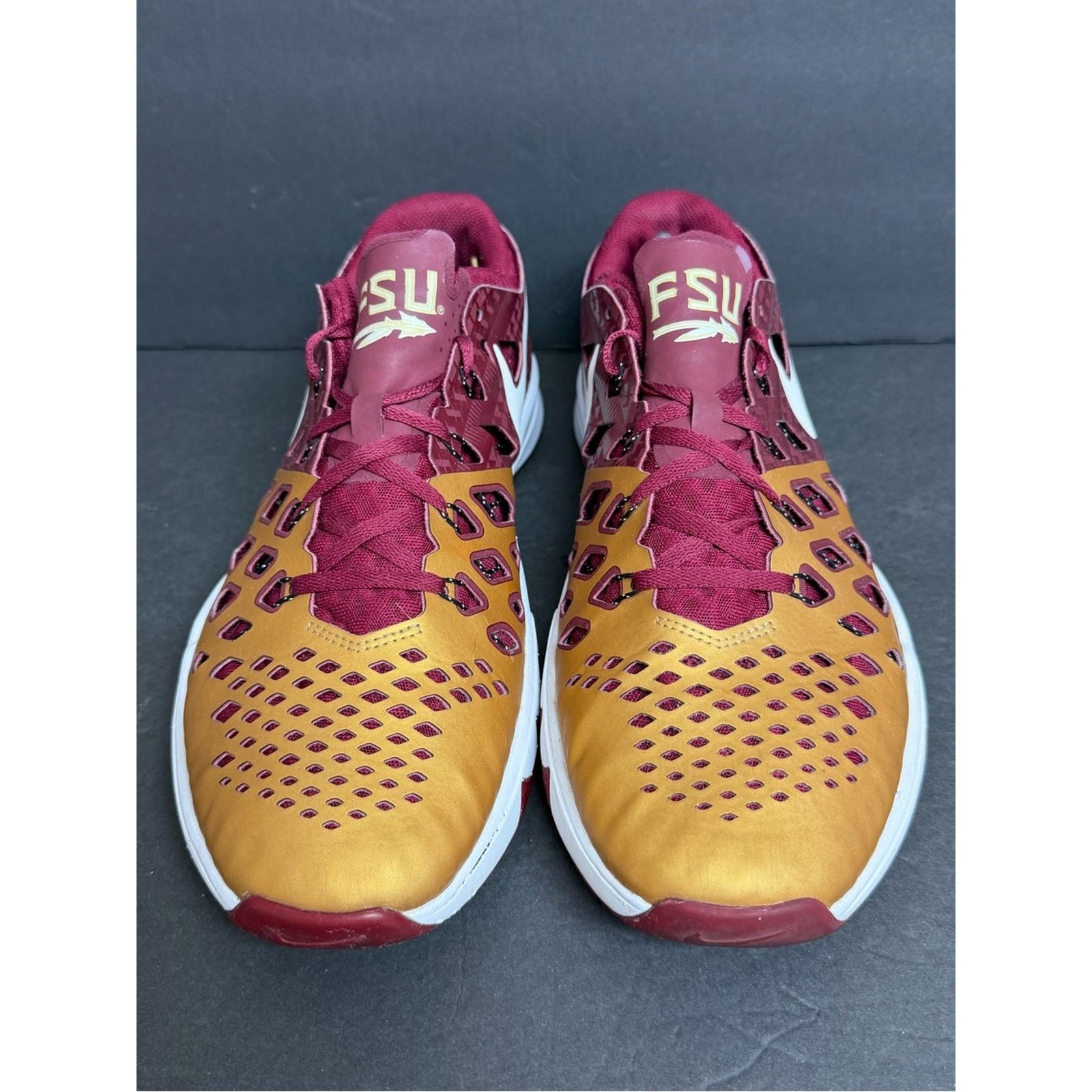 Nike Nike Train Speed 4 FSU Maroon Gold Men's Athletic Sneaker Size US 12 / EU 45 - 5 Thumbnail