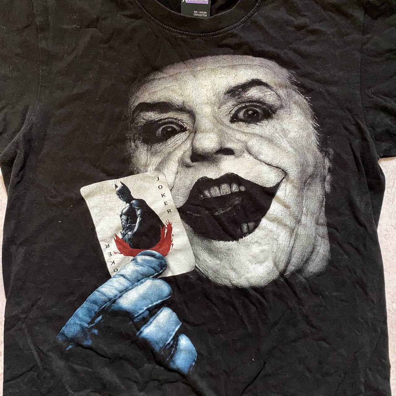 DC Comics VINTAGE 90S BATMAN JOKER SINGLE STITCH RARE T SHIRT 97 Size US M / EU 48-50 / 2 - 5 Thumbnail
