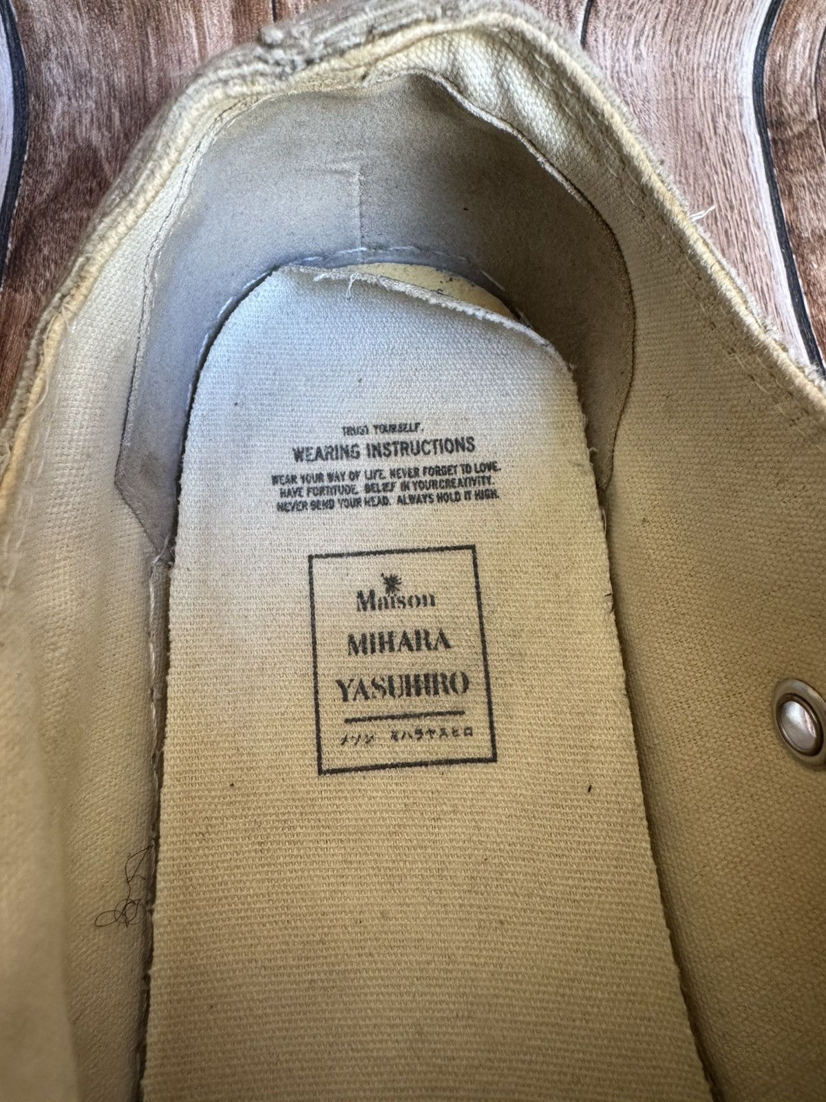 Maison MIHARA YASUHIRO × Nigel Cabourn Mmy Og sole Dip sneaker Size US 7 / EU 40 - 8 Thumbnail