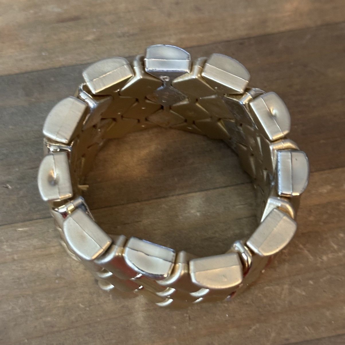 Other Chunky gold tone woven stretch bracelet Size ONE SIZE - 5 Thumbnail