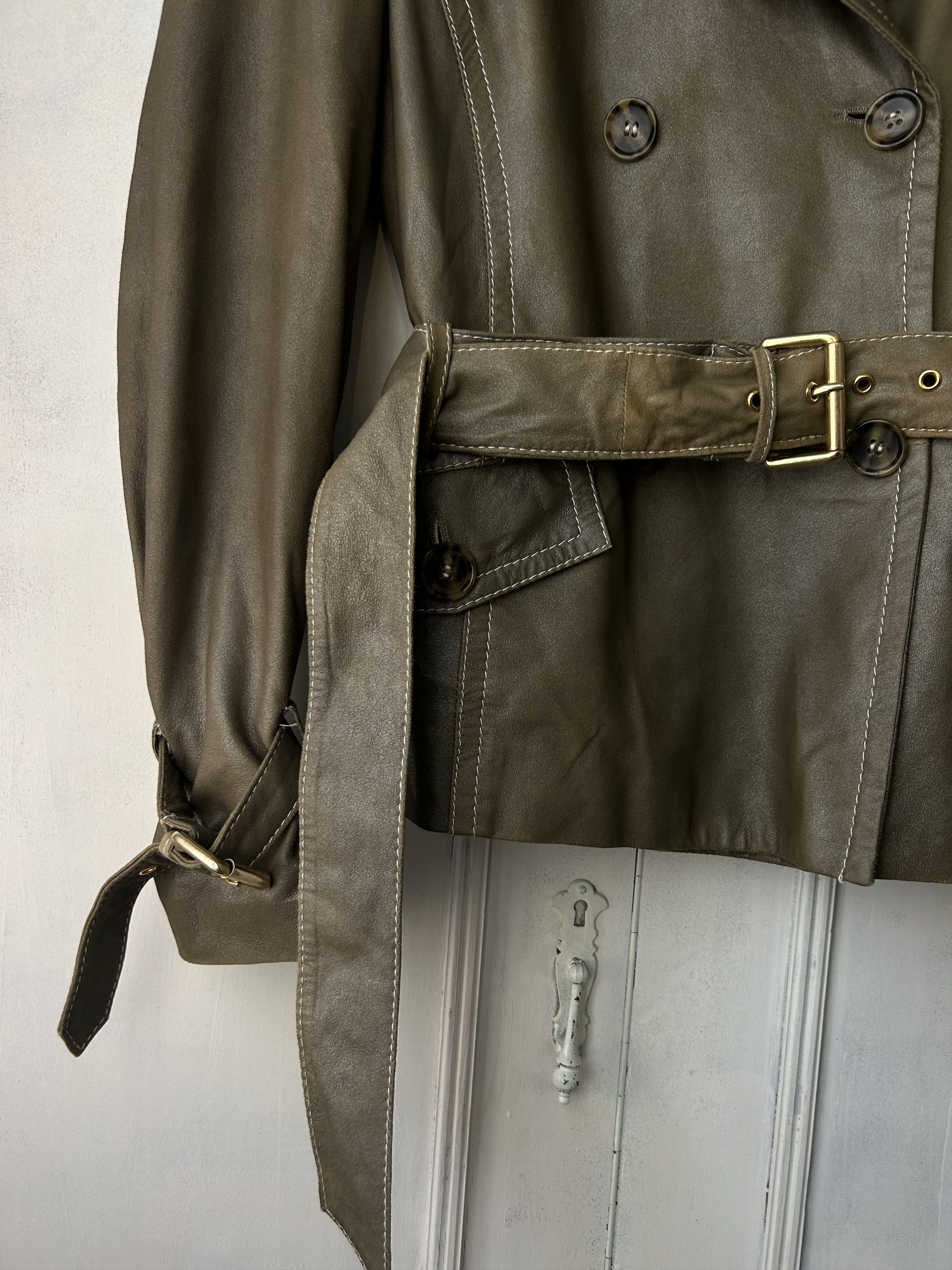 Weekend Max Mara Max Mara Weekend Vintage Leather Jacket Size M / US 6-8 / IT 42-44 - 5 Thumbnail