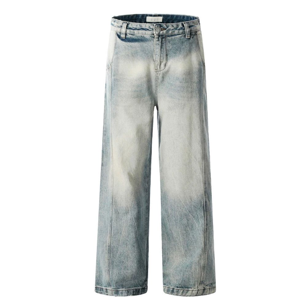 Vintage Men's casual punk distressed washed gradient jeans Size US 32 / EU 48 - 1 Thumbnail