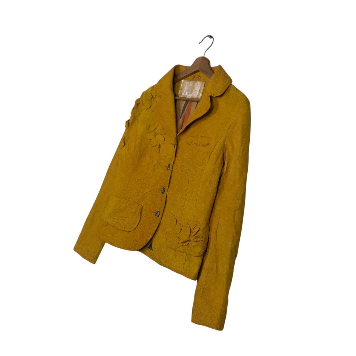 Japanese Brand 🔥VINTAGE CROPPED LEATHER JACKET SHEEPSKIN ISSEY MIYAKE Size M / US 6-8 / IT 42-44 - 4 Thumbnail