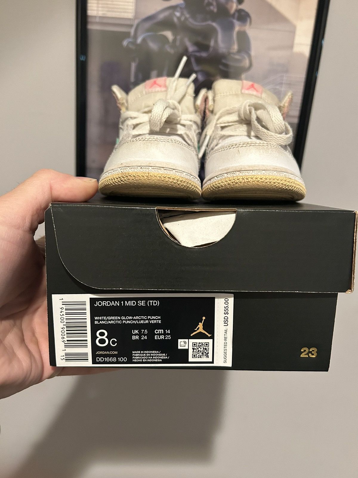 Jordan Brand × Nike Jordan 1 Mid SE “Ice Cream” Size US 8 / EU 41 - 2 Thumbnail