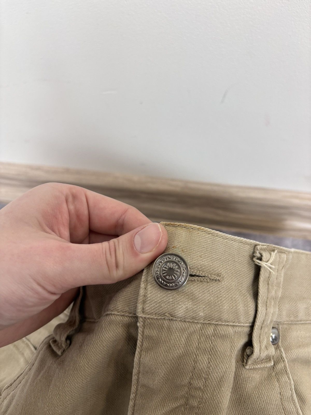 Japanese Brand Bee Bell Y2K Japanese Men’s Buckle Back Pants Jeans Size US 30 / EU 46 - 14 Thumbnail