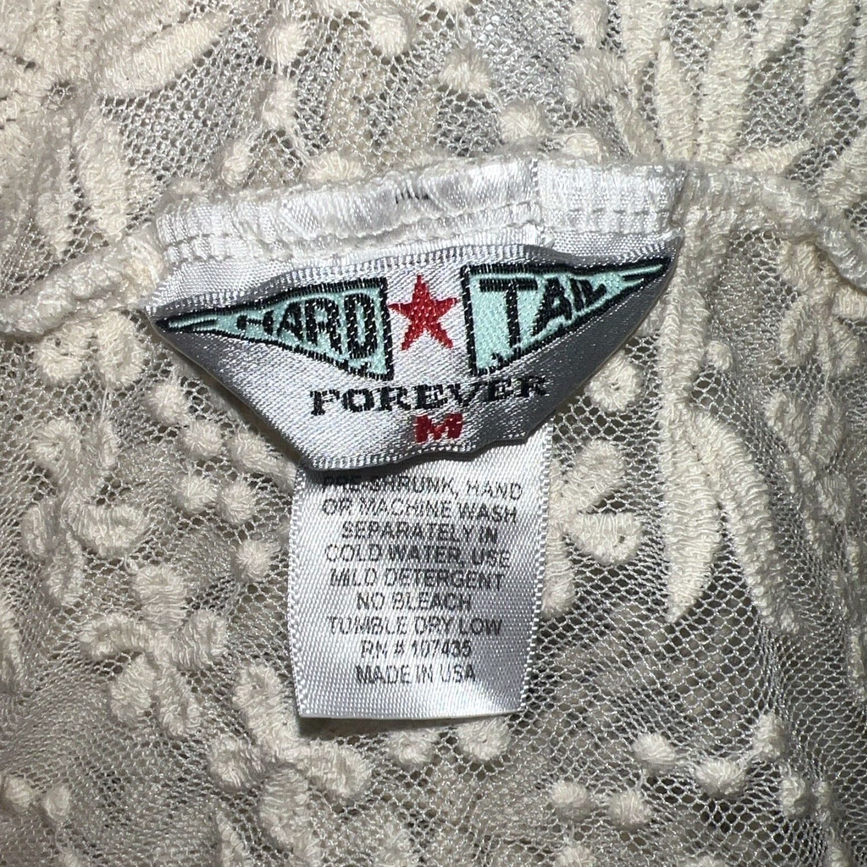 Vintage HARD TAIL Floral Open Front Shirt Womens Size M Size M / US 6-8 / IT 42-44 - 4 Thumbnail