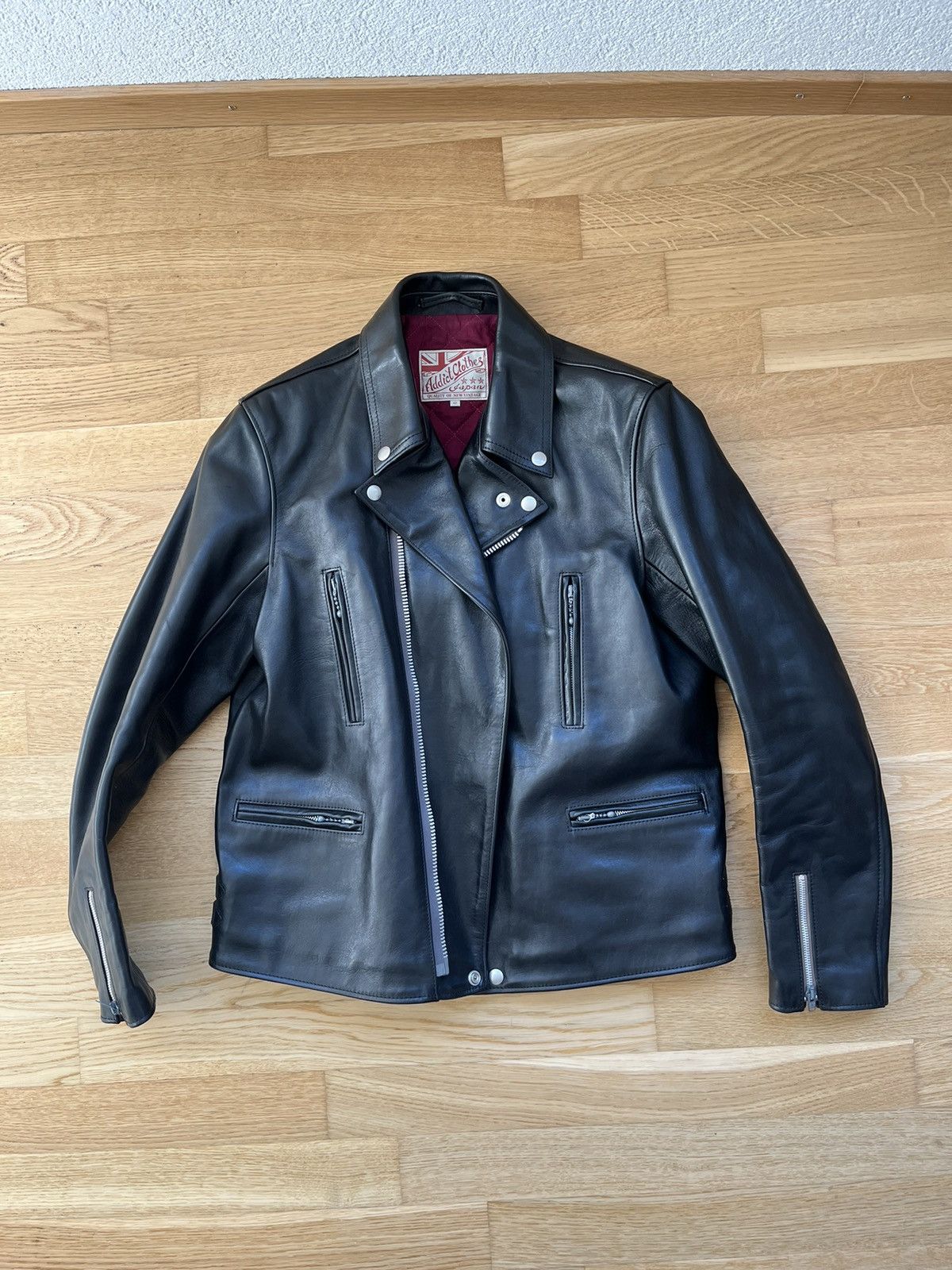 Addict Clothes New Vintage AD-02L DOUBLE RIDERS JACKET (LONG TYPE