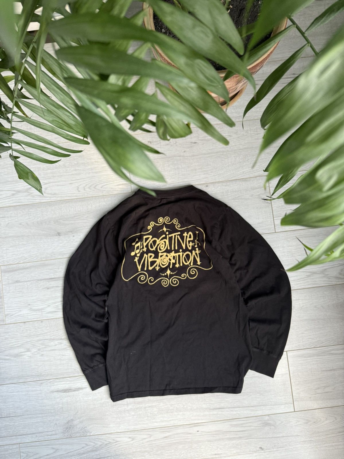 Stussy Vintage Stussy long sleeve Shirt Positive Vipration Size US S / EU 44-46 / 1 - 1 Thumbnail