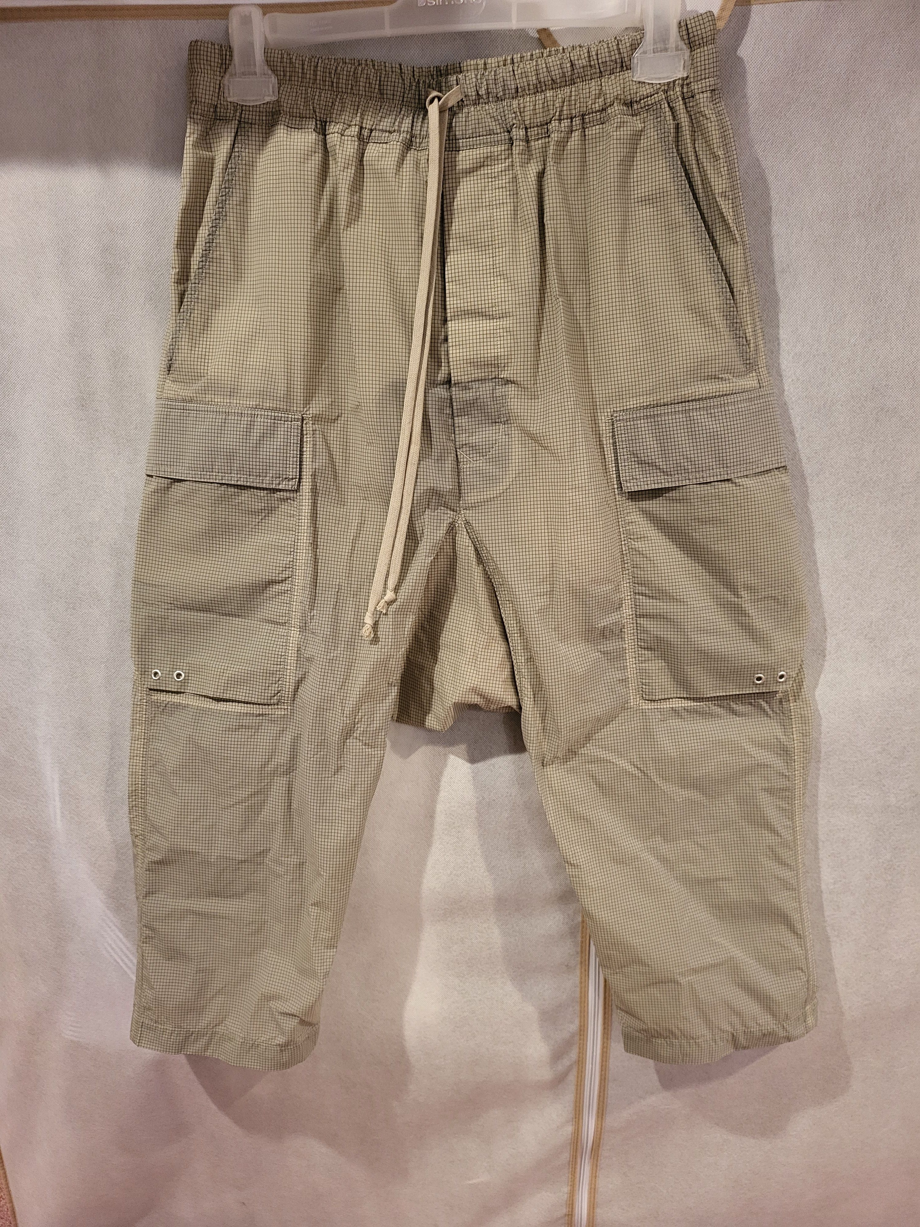 Rick Owens Nylon Cargo Cropped Pants Size US 34 / EU 50 - 3 Thumbnail