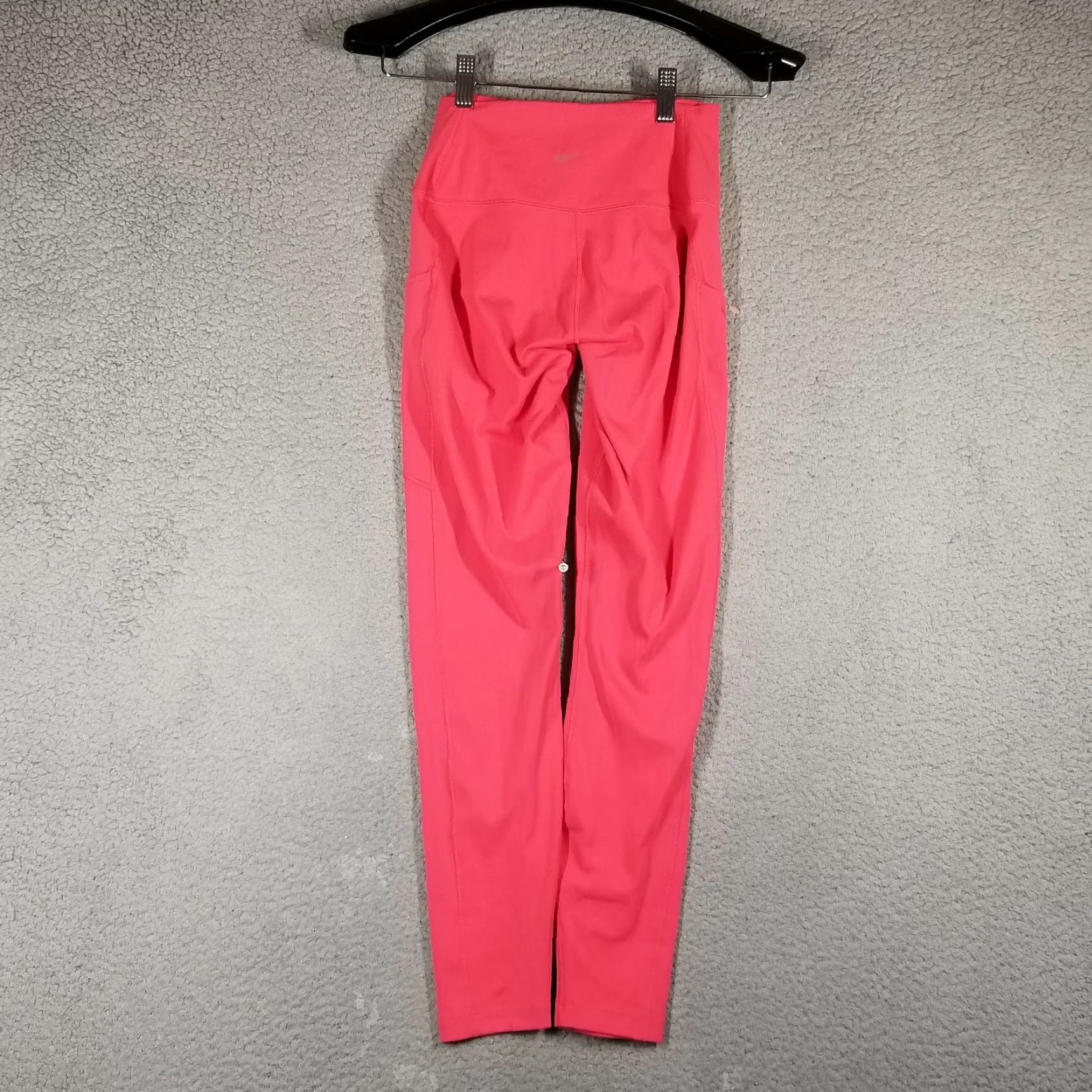 Nike Nike Leggings One Women’s Small Pink High-Waisted Pockets 7/8 FN3241-629 NEW 0 Size 32" / US 10 / IT 46 - 2 Thumbnail