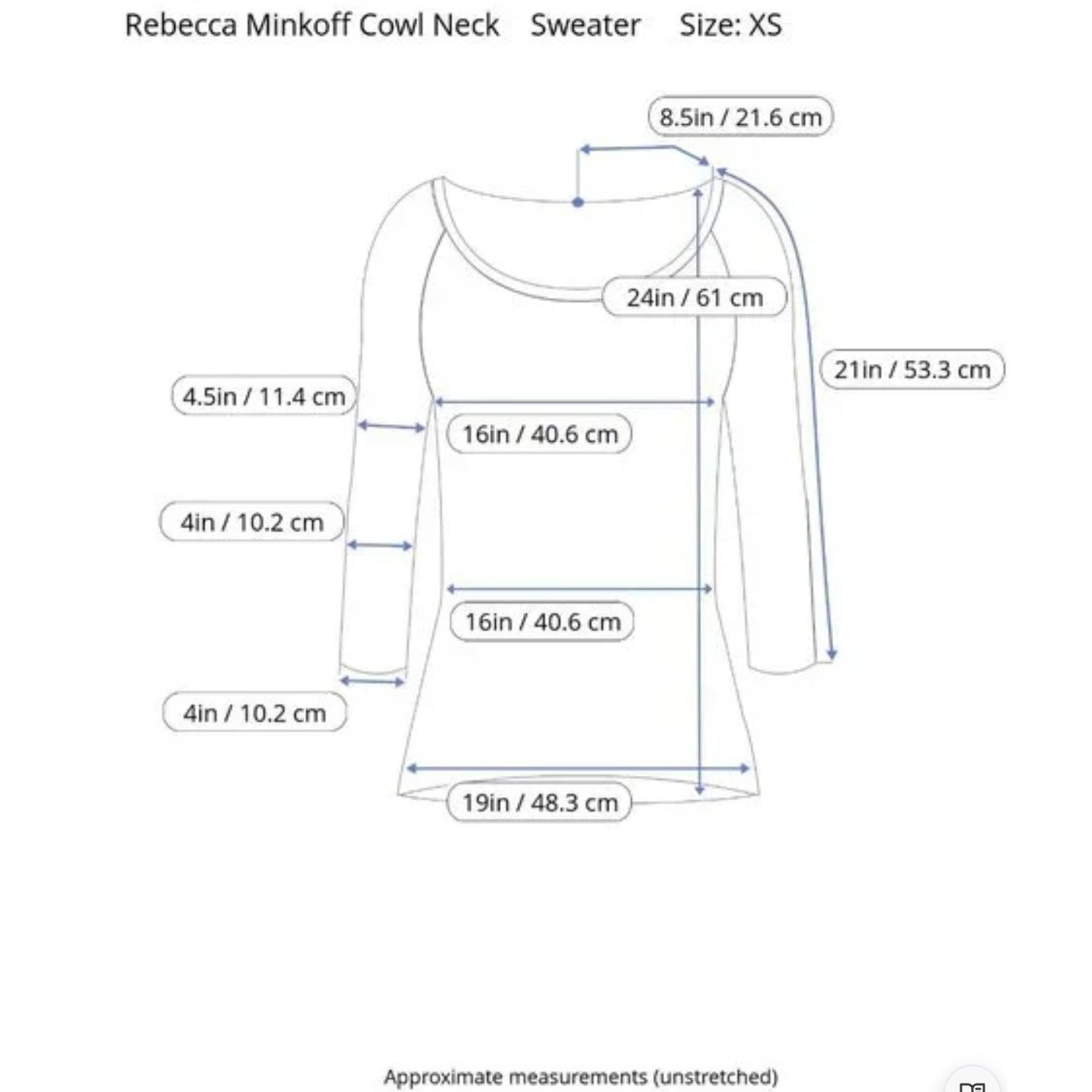 Rebecca Minkoff Rebecca Minkoff Cowl Neck Sweater XS Beige Wool Alpaca Blend Size XS / US 0-2 / IT 36-38 - 7 Thumbnail