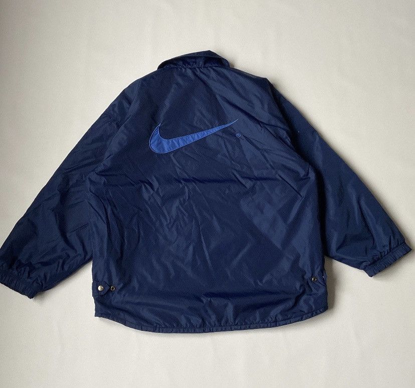 Nike Nike vintage big swoosh button-up bomber jacket Size US L / EU 52-54 / 3 - 2 Thumbnail