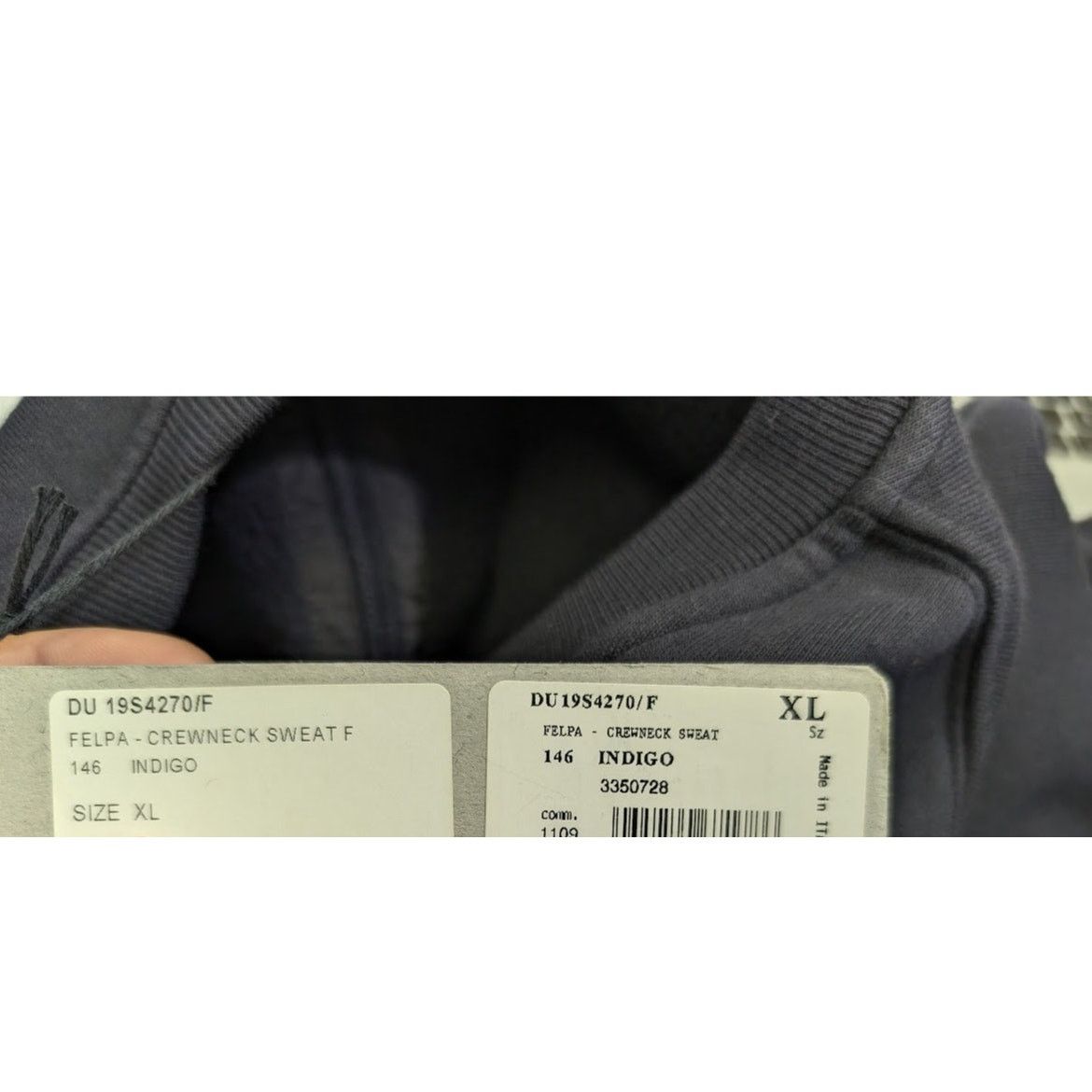Calvin Klein o1rshd1 Crewneck Sweater in Indigo Size US XL / EU 56 / 4 - 16 Thumbnail