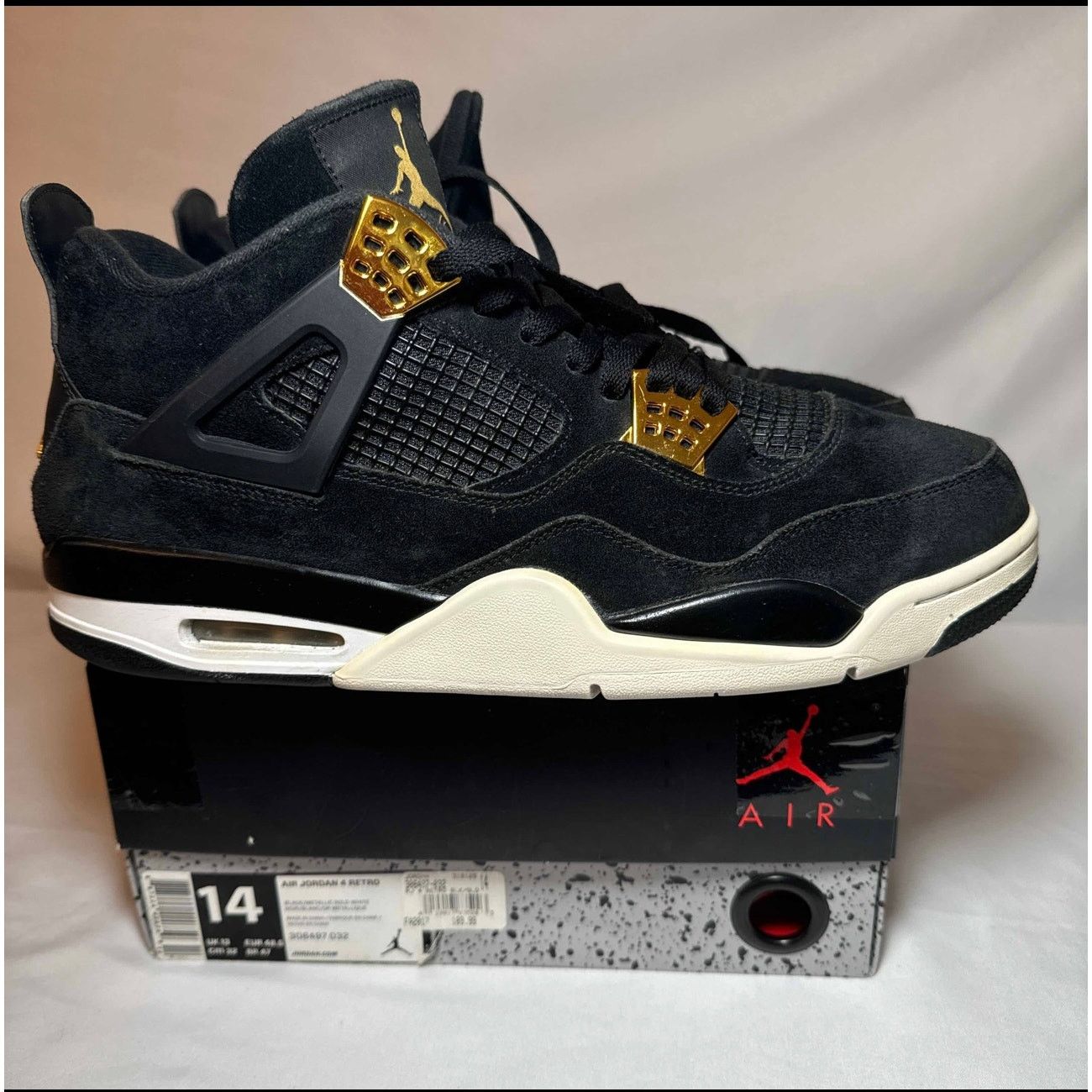 Size 14 - Nike Air Jordan 4 Retro Royalty Men's Shoes