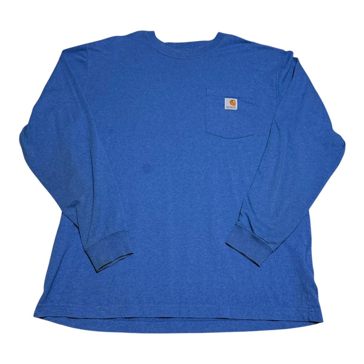Carhartt Carhartt Blue Stained Cotton Long Sleeve Shirt Adult Large Size US XL / EU 56 / 4 - 1 Thumbnail