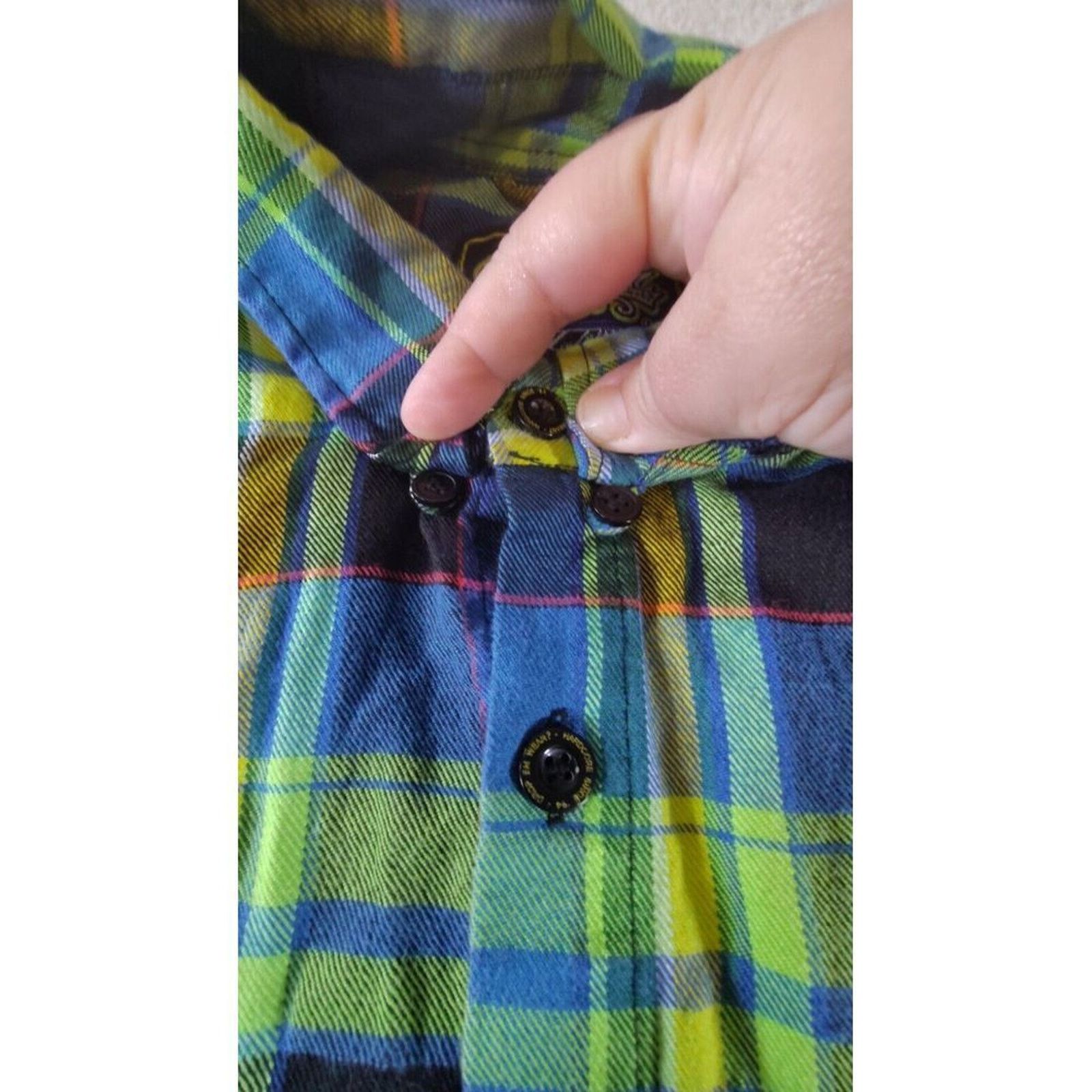 Drop Dead Drop Em Mens X Large "The Underdog" Low Rider Truck Flannel Size US XL / EU 56 / 4 - 12 Thumbnail