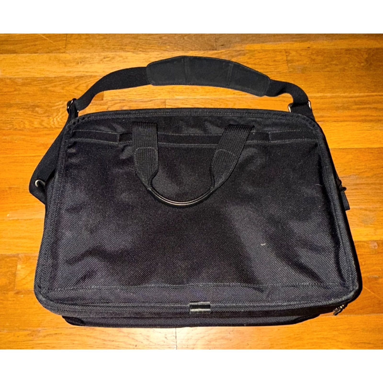 Tumi Tumi Briefcase Nylon Laptop Organizer Expandable Black Travel 16x12x7 Men Large Size ONE SIZE - 5 Thumbnail
