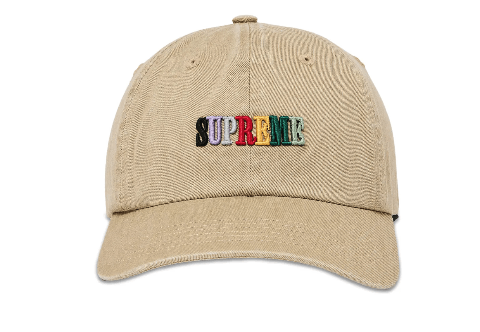 Supreme Pigment Dye 6-Panel Khaki Sz Adjustable