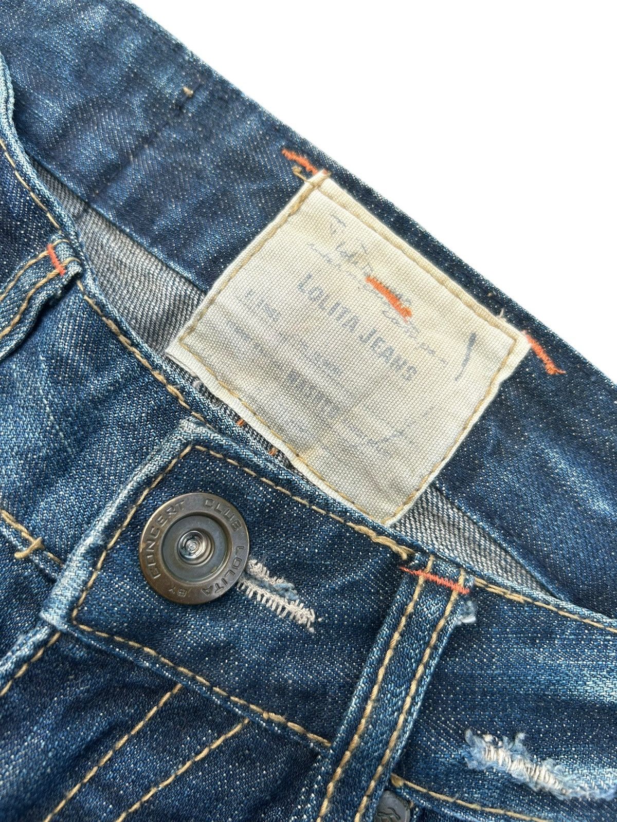 Kapital Flare YOSHITOMO NARA LOLITA JAPANESE Low rise Denim Jeans Size US 29 - 7 Thumbnail