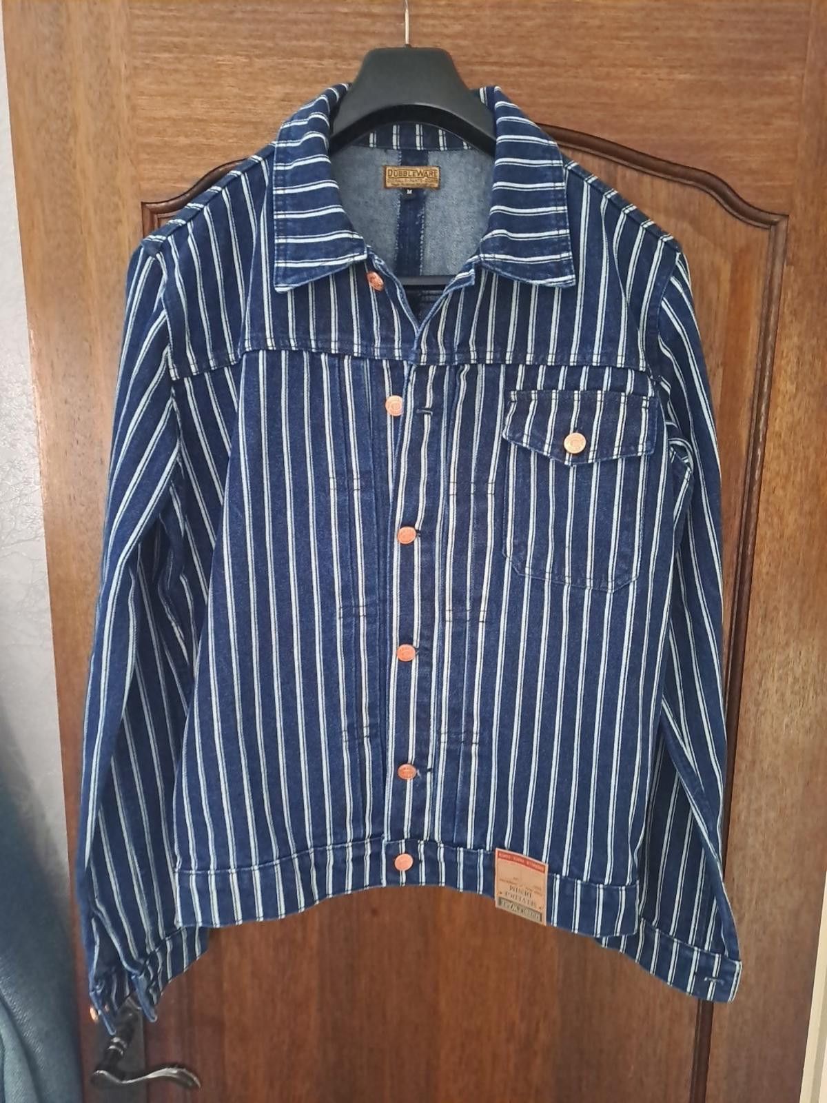 Other Dubbleware Navy Pinstripe Jacket Size M Nimes-SS22 Selvedge Size US M / EU 48-50 / 2 - 2 Thumbnail