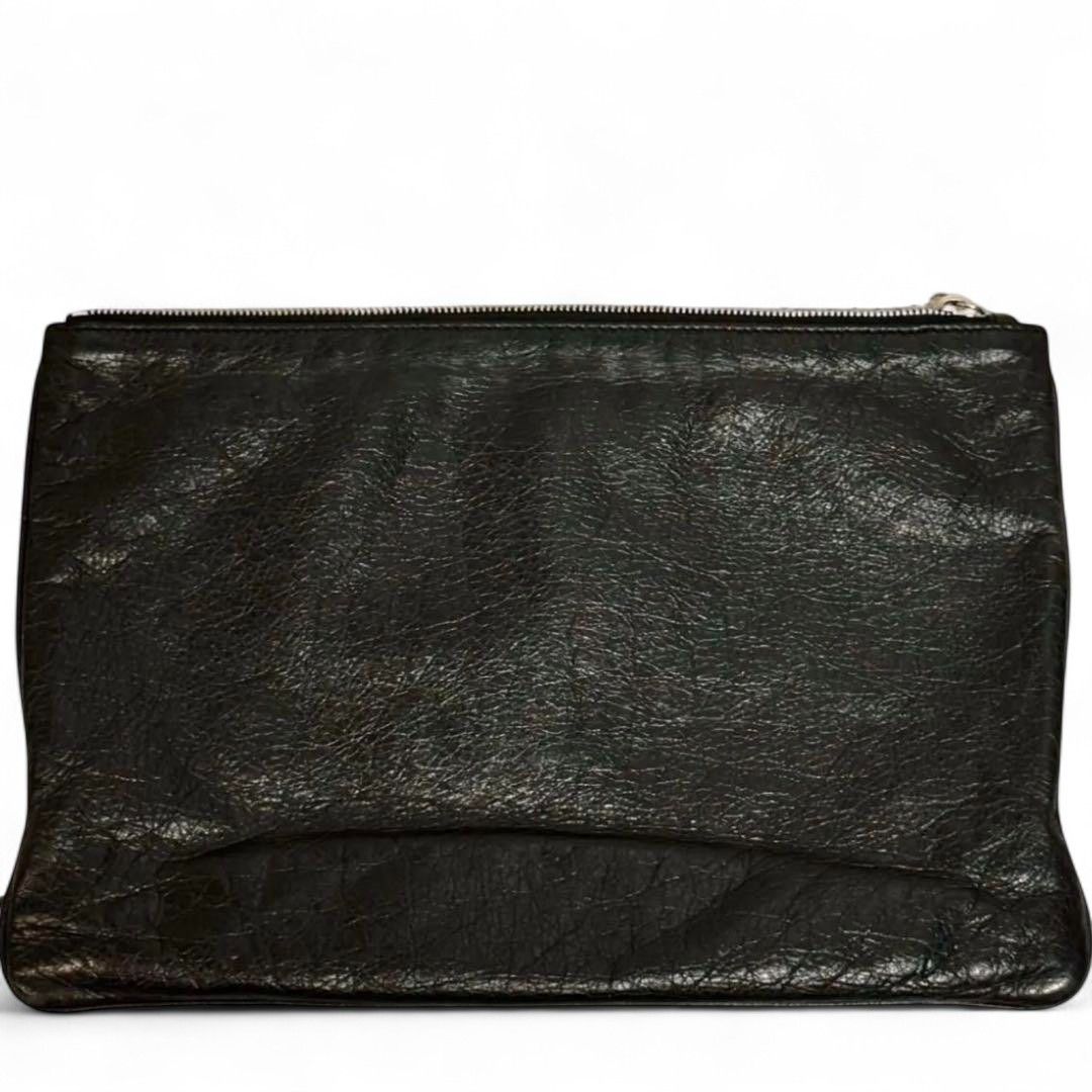 Balenciaga Balenciaga - Europe Leather Clutch Black Vintage SS18 Calf Size ONE SIZE - 4 Thumbnail