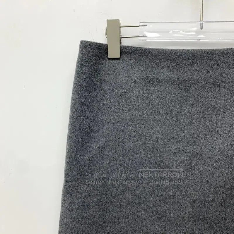 Miu Miu Miu Miu Gray Wool Women's Skirt . Size 23" - 3 Thumbnail