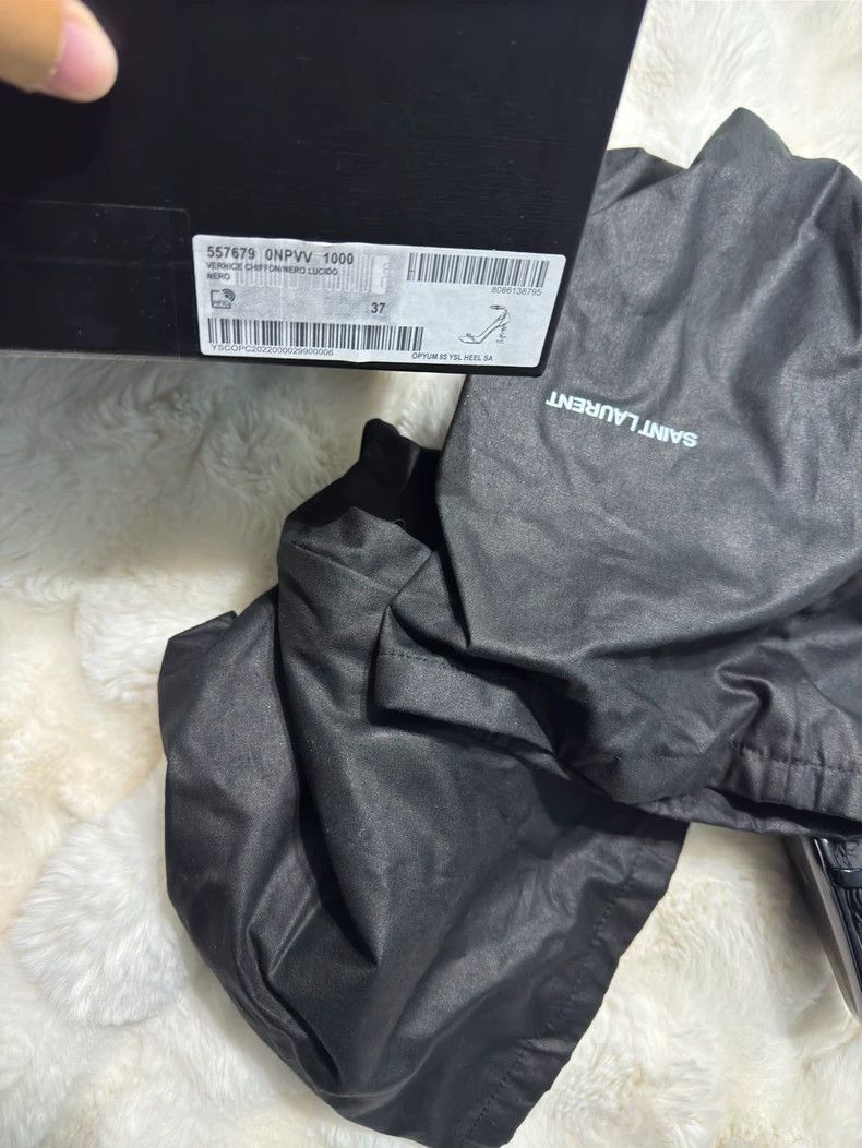 Saint Laurent Paris Saint Laurent Paris High heels with logo heel Nextarrow-250 Size US 6.5 / IT 36.5 - 8 Thumbnail