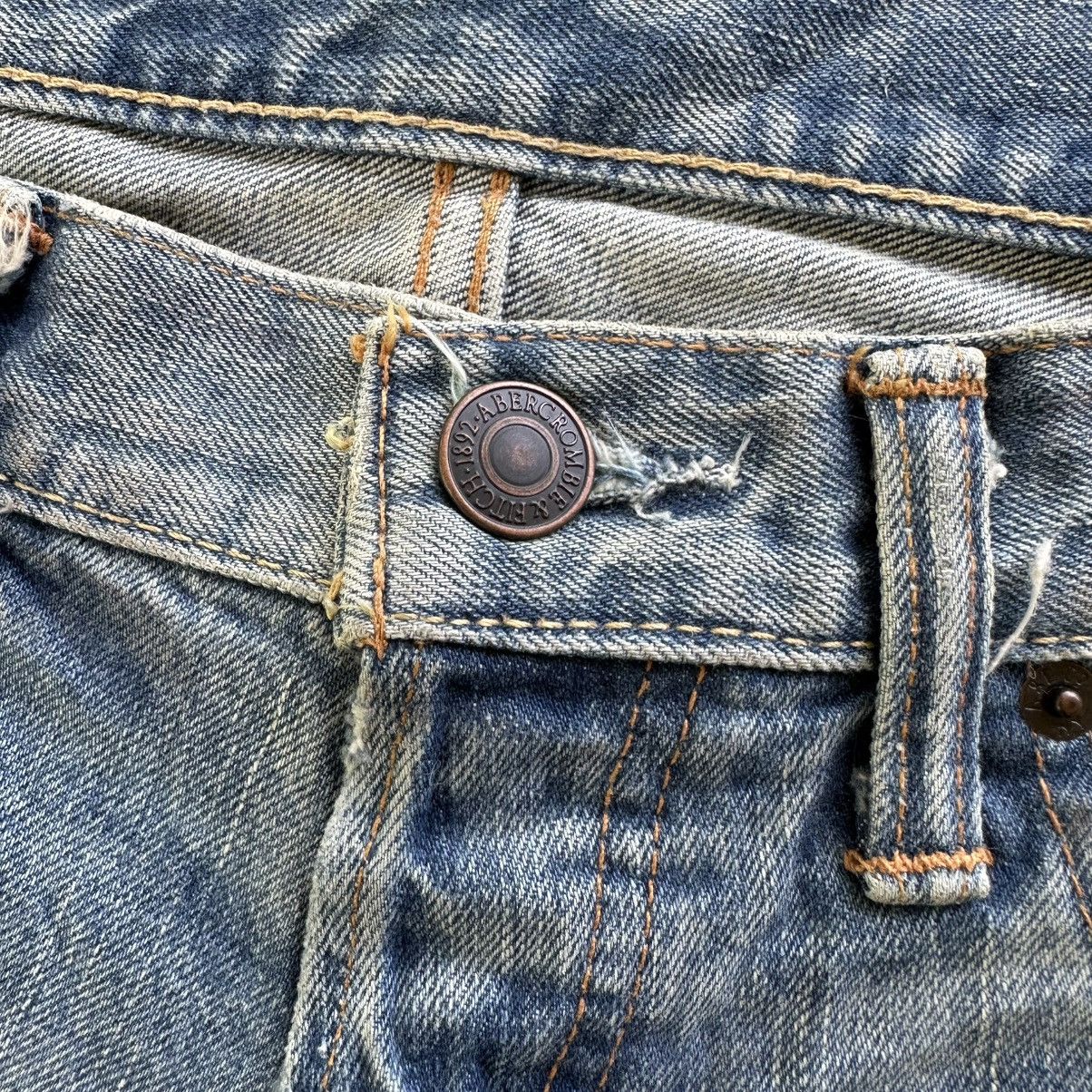 Vintage Abercrombie & Fitch Faded Distress Denim Jean Pant