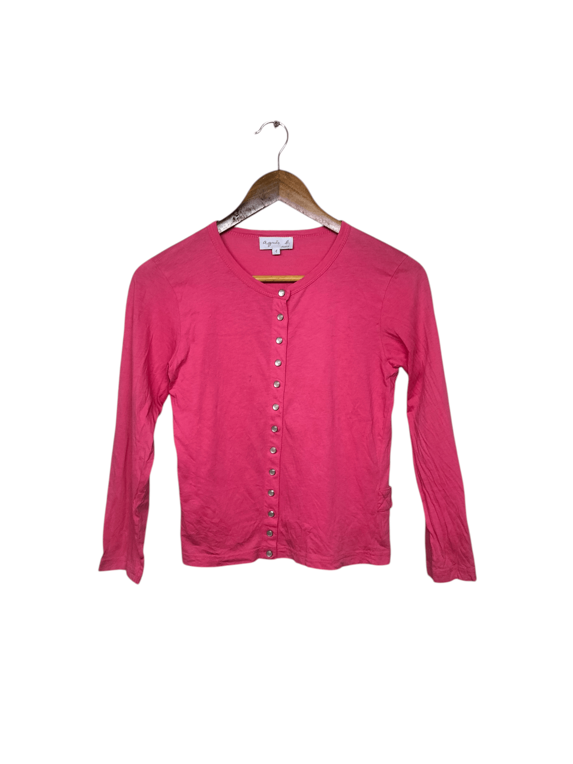 agnes b. Agnes B. Women Cardigan pink Size S / US 4 / IT 40 - 1 Thumbnail