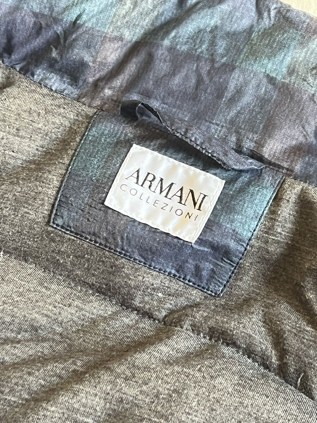 Giorgio Armani Rare Armani Collezioni Goose Down Puffer Jacket Blue Size US L / EU 52-54 / 3 - 4 Thumbnail