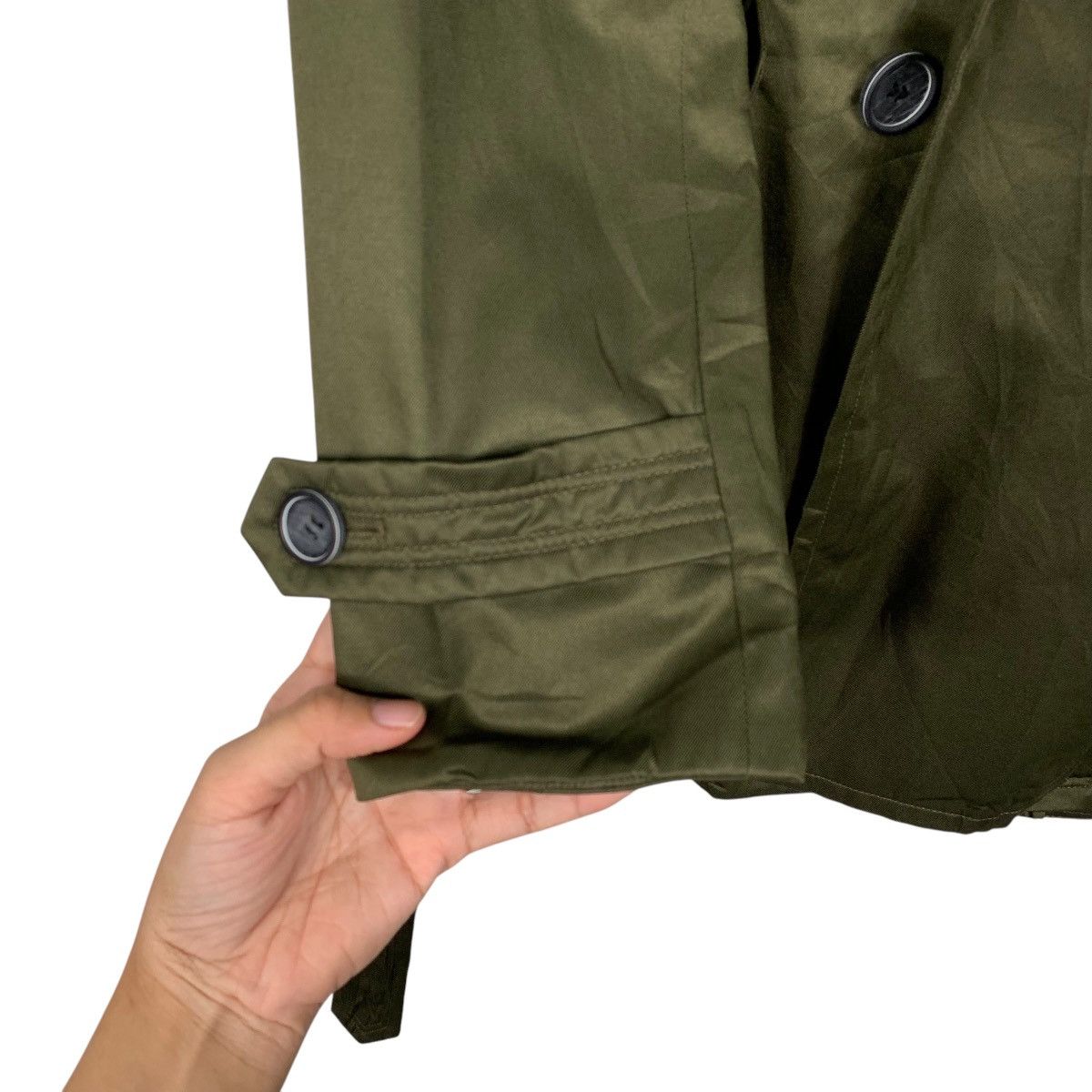 Japanese Brand Pool Studio Alivier Double Breasted Trenchcoat Size M / US 6-8 / IT 42-44 - 14 Thumbnail