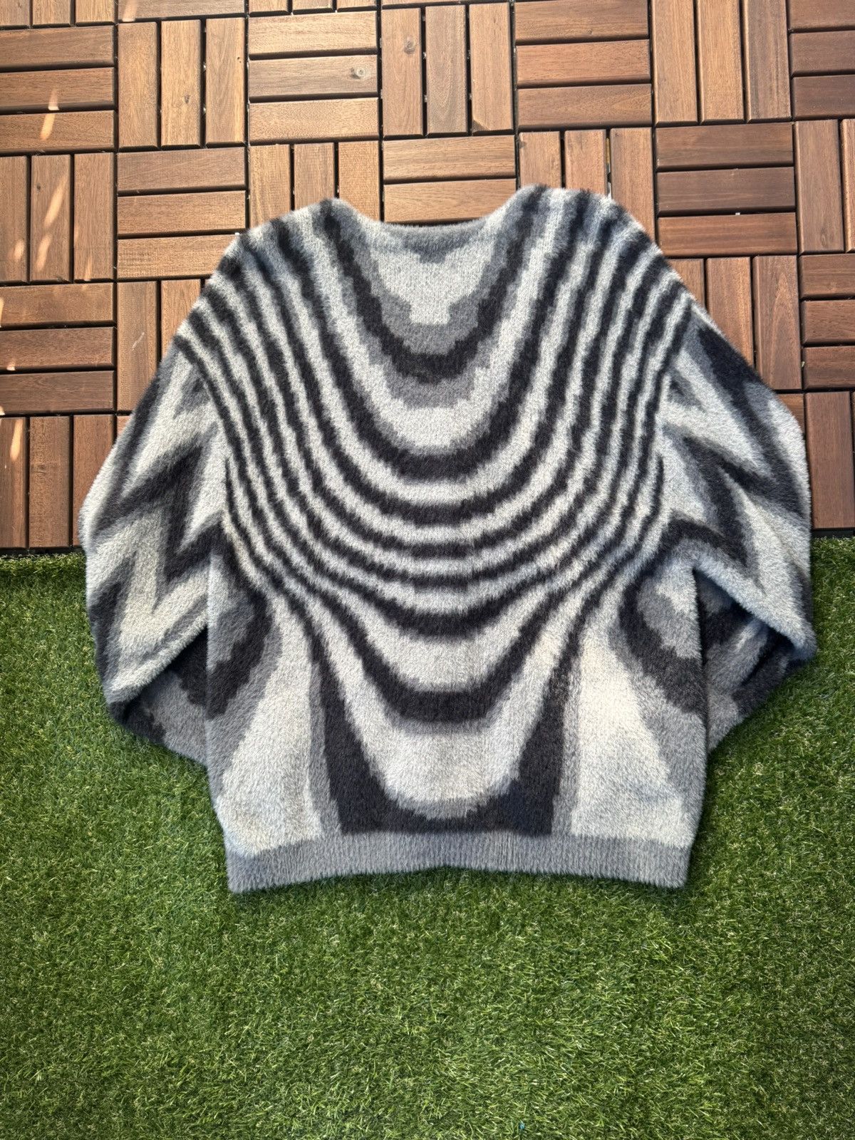 Fucking Awesome Fucking Awesome Acid Mohair Cardigan Size US M / EU 48-50 / 2 - 2 Thumbnail