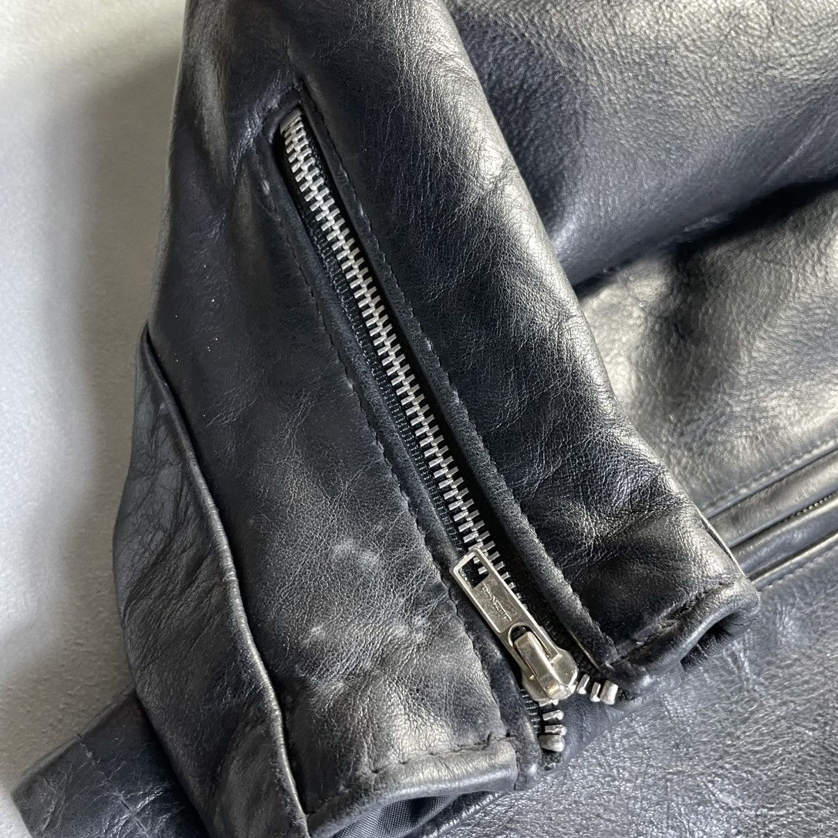 Schott Schott 141 Cowhide Leather Single Riders Jacket Blouson Size US XS / EU 42 / 0 - 8 Thumbnail