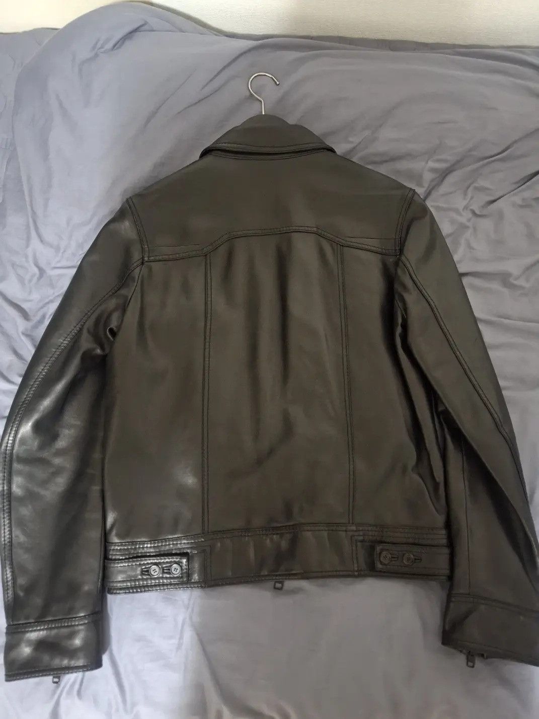 Dior Hedi Slimane Leather Jacket Size US M / EU 48-50 / 2 - 2 Thumbnail