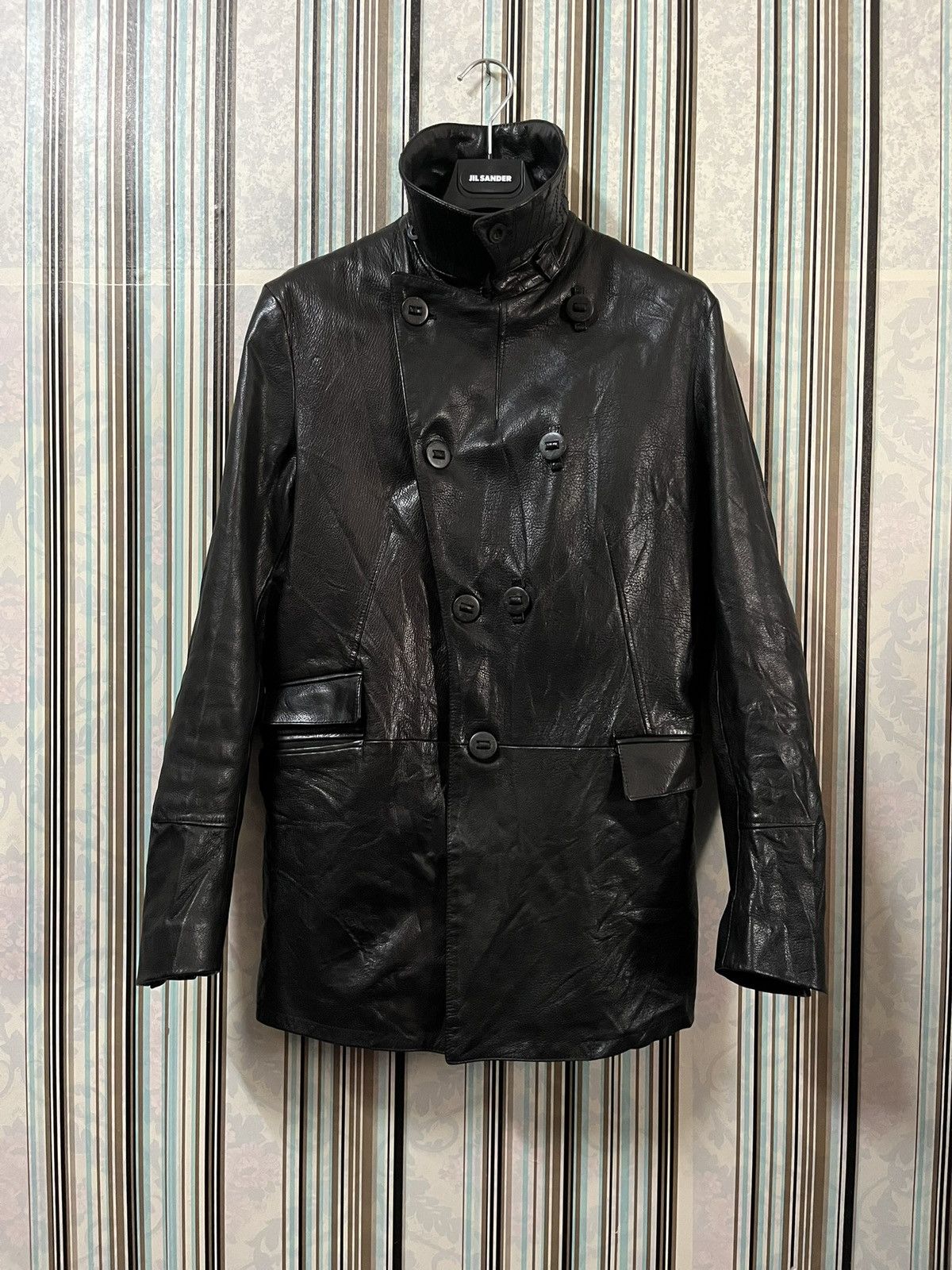 Genuine Leather 1990s TAMBURLAINE london paris naval jackets #I3 Size US M / EU 48-50 / 2 - 1 Thumbnail