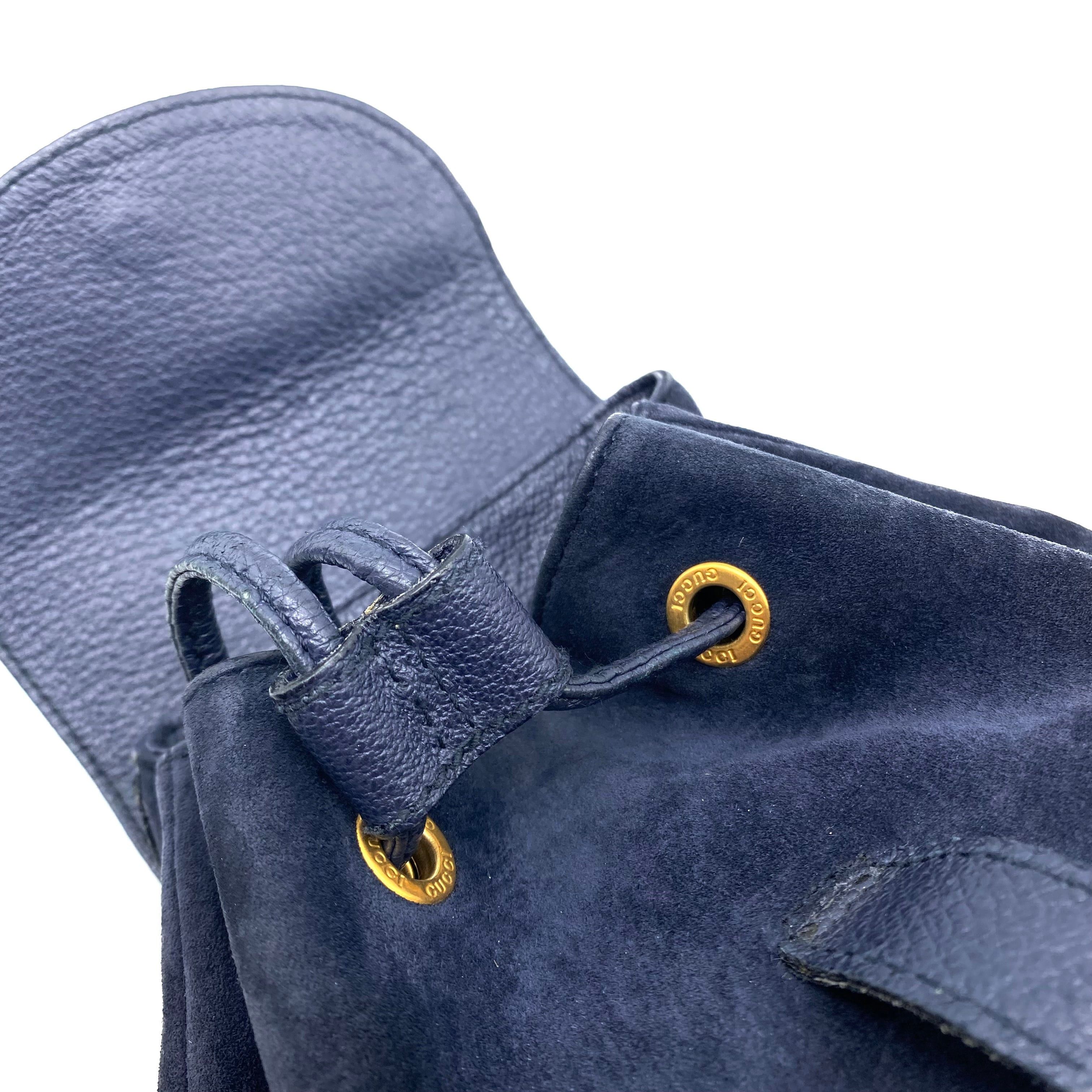 Gucci Gucci Bamboo Backpack Suede Size ONE SIZE - 7 Thumbnail