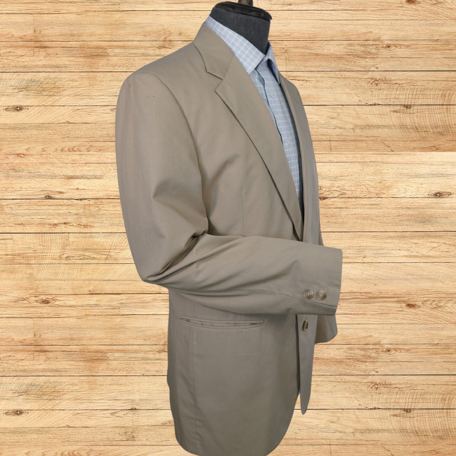 Brooks Brothers Vintage Brooks Brothers 60's Sport Coat Mens 42R Tan Size 42R - 2 Thumbnail