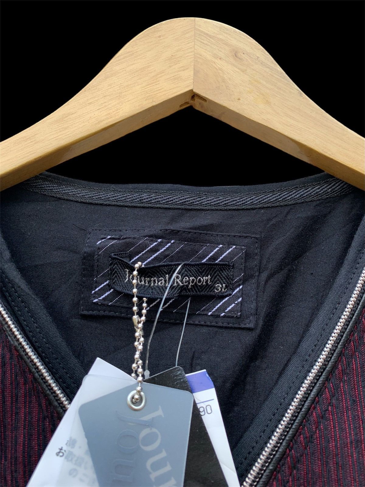 If Six Was Nine × Japanese Brand × Le Grande Bleu (L.G.B.) Journal standar multi zipper longsleeave Size US XL / EU 56 / 4 - 4 Thumbnail