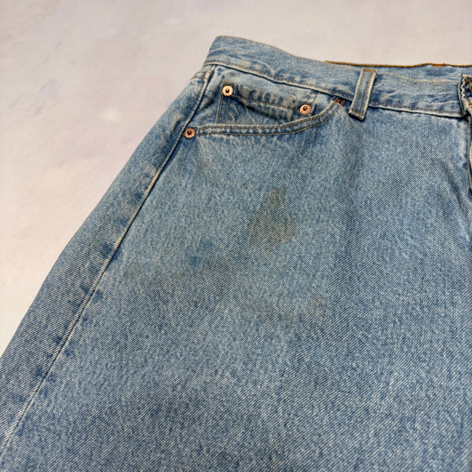 Levi's Vintage 90s Levi's 501 Straight Leg Jeans 33x29 Made in USA Size US 33 - 11 Thumbnail